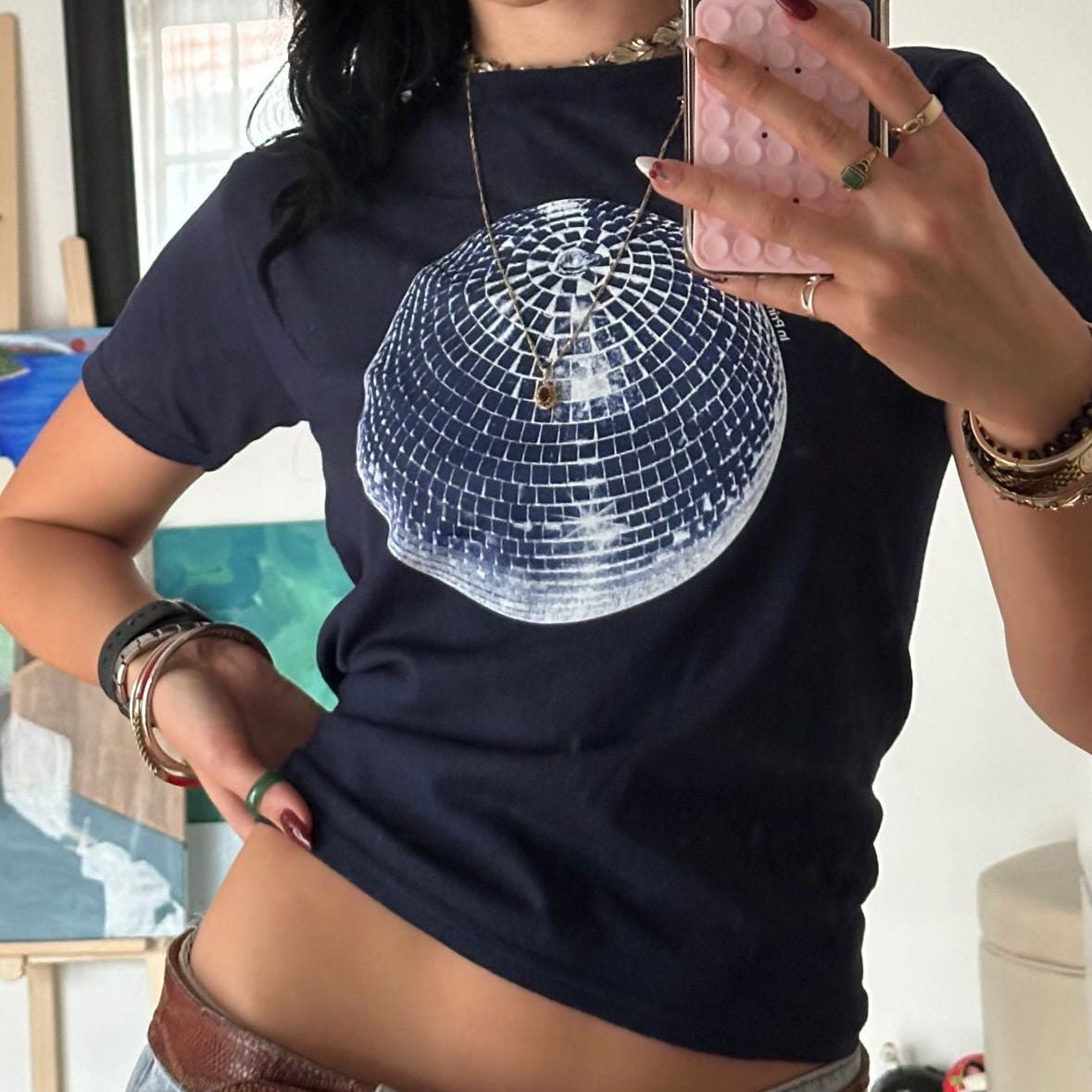 studio 54 baby tee