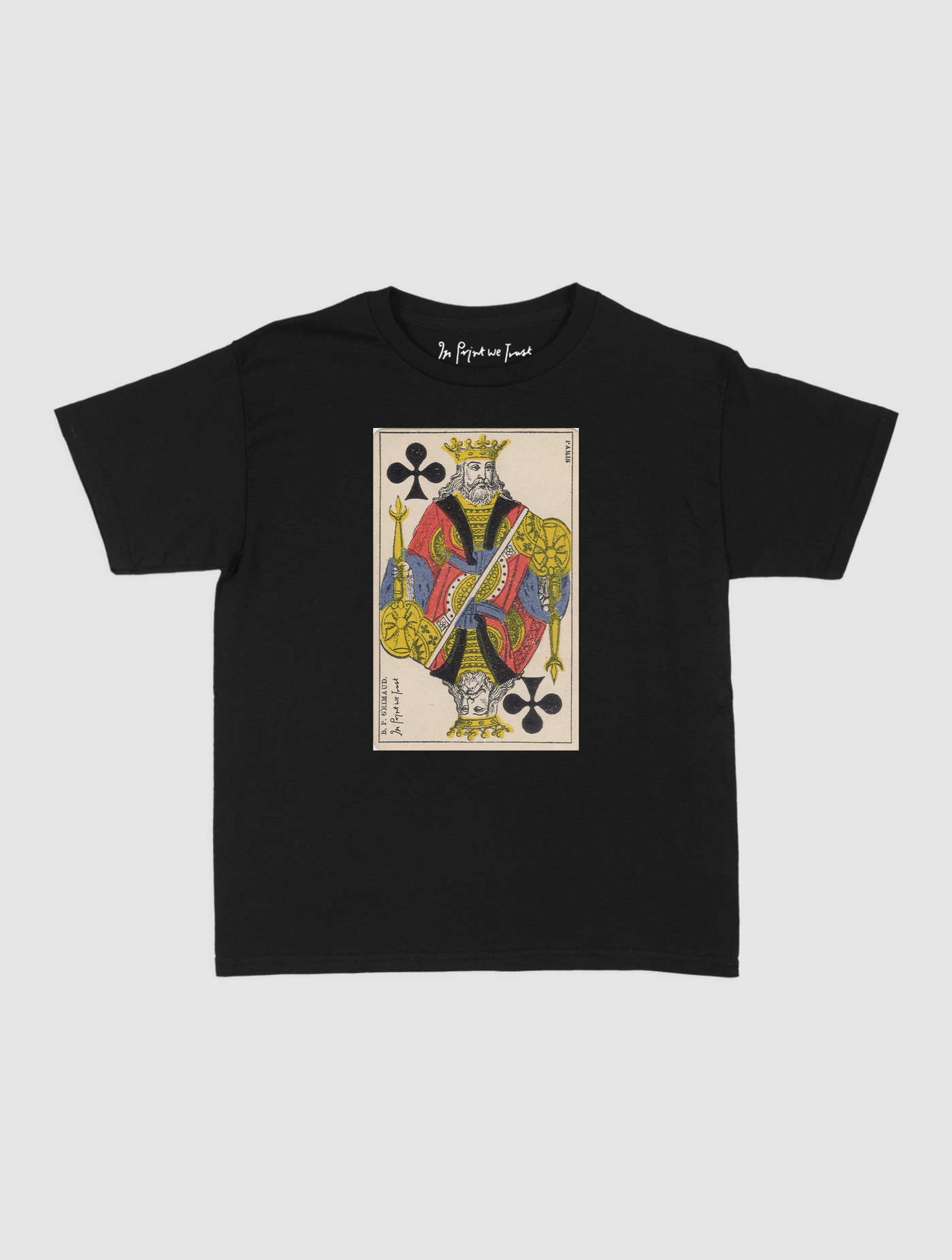king of clubs baby tee