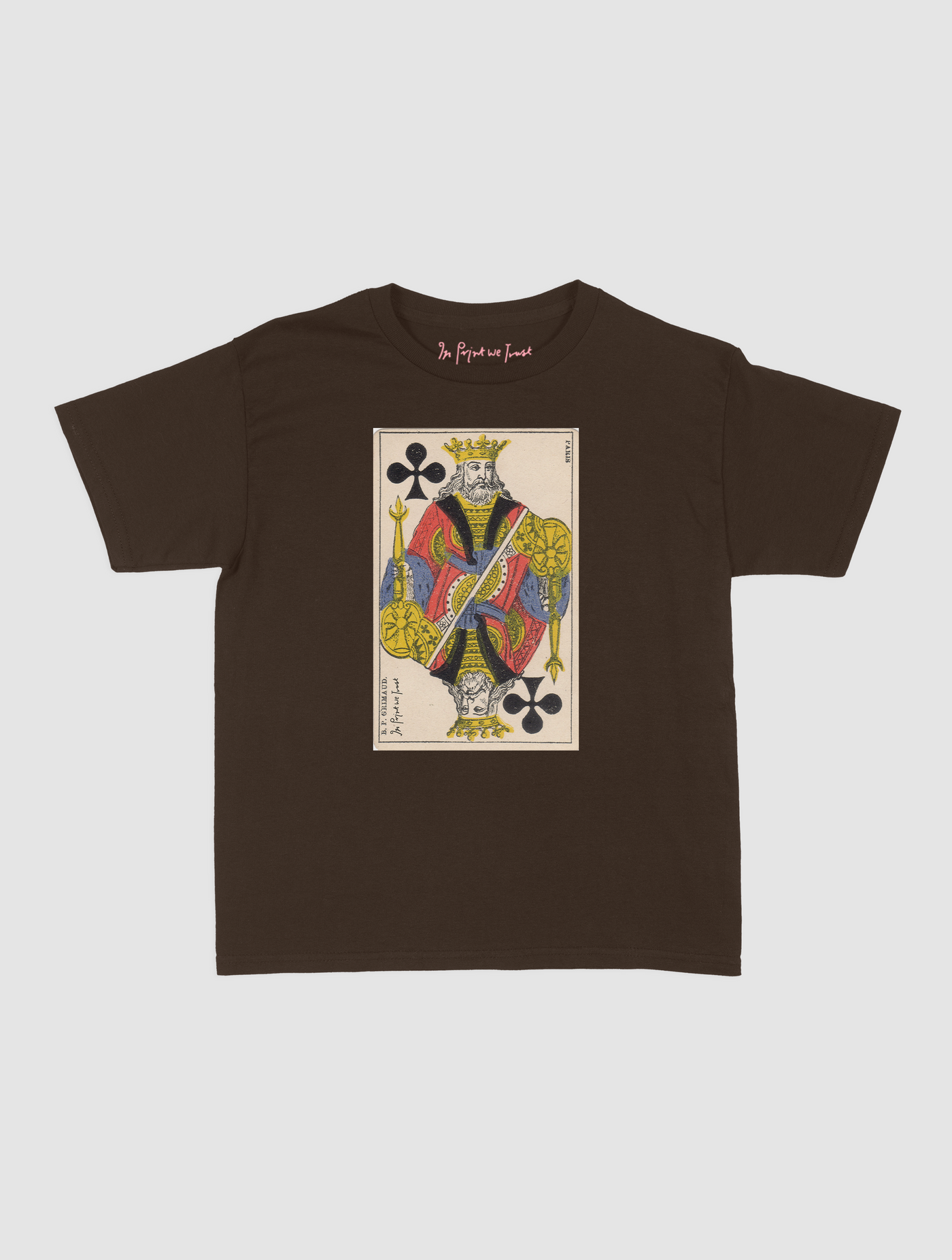 king of clubs baby tee