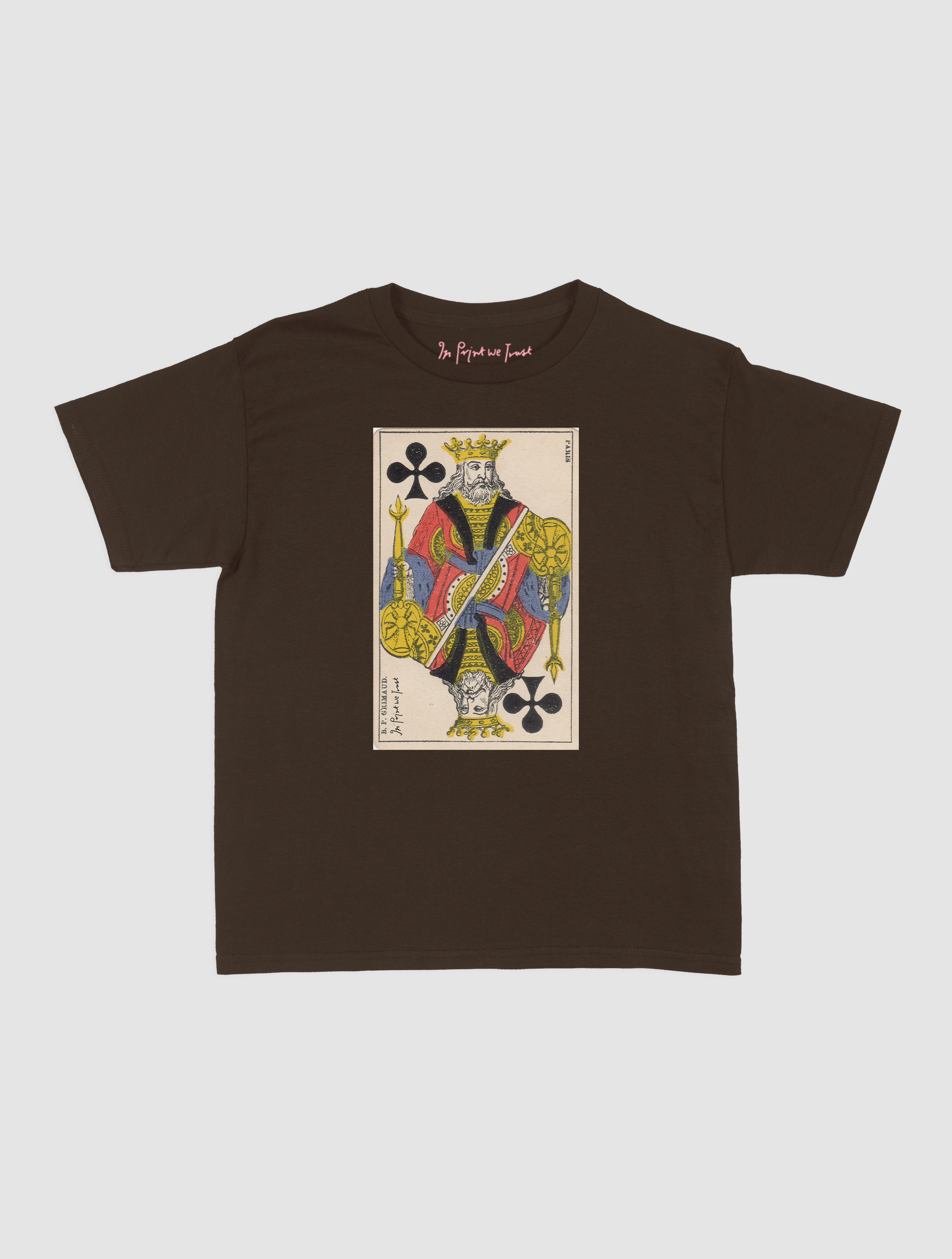 king of clubs baby tee