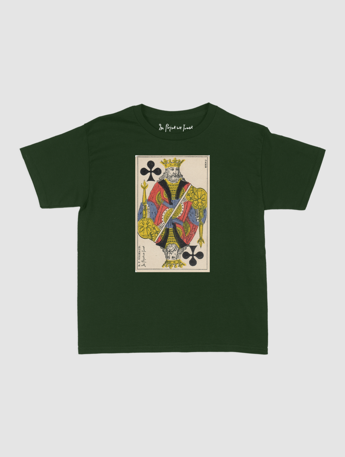 king of clubs baby tee
