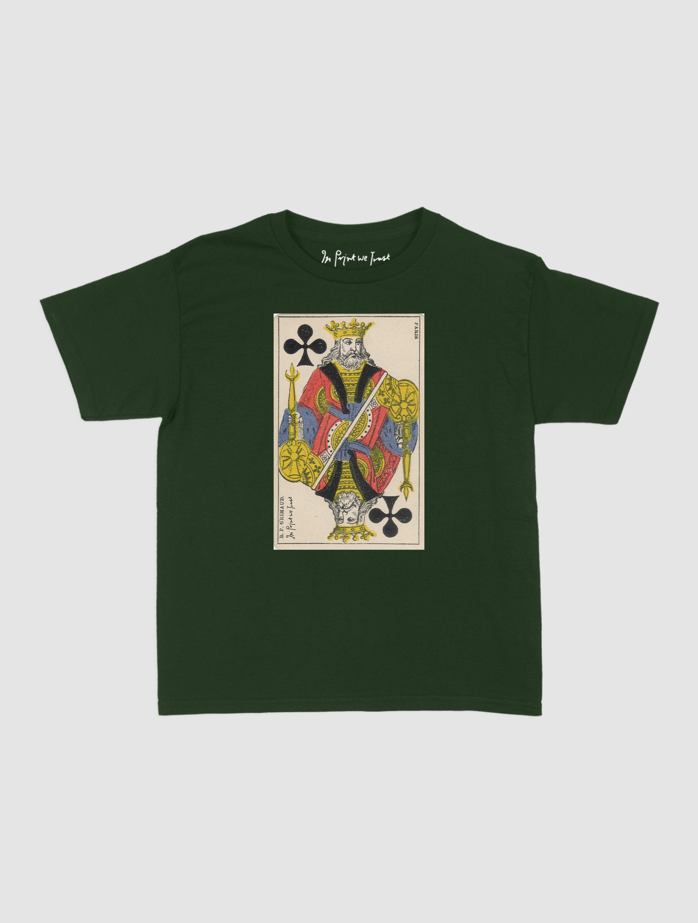 king of clubs baby tee