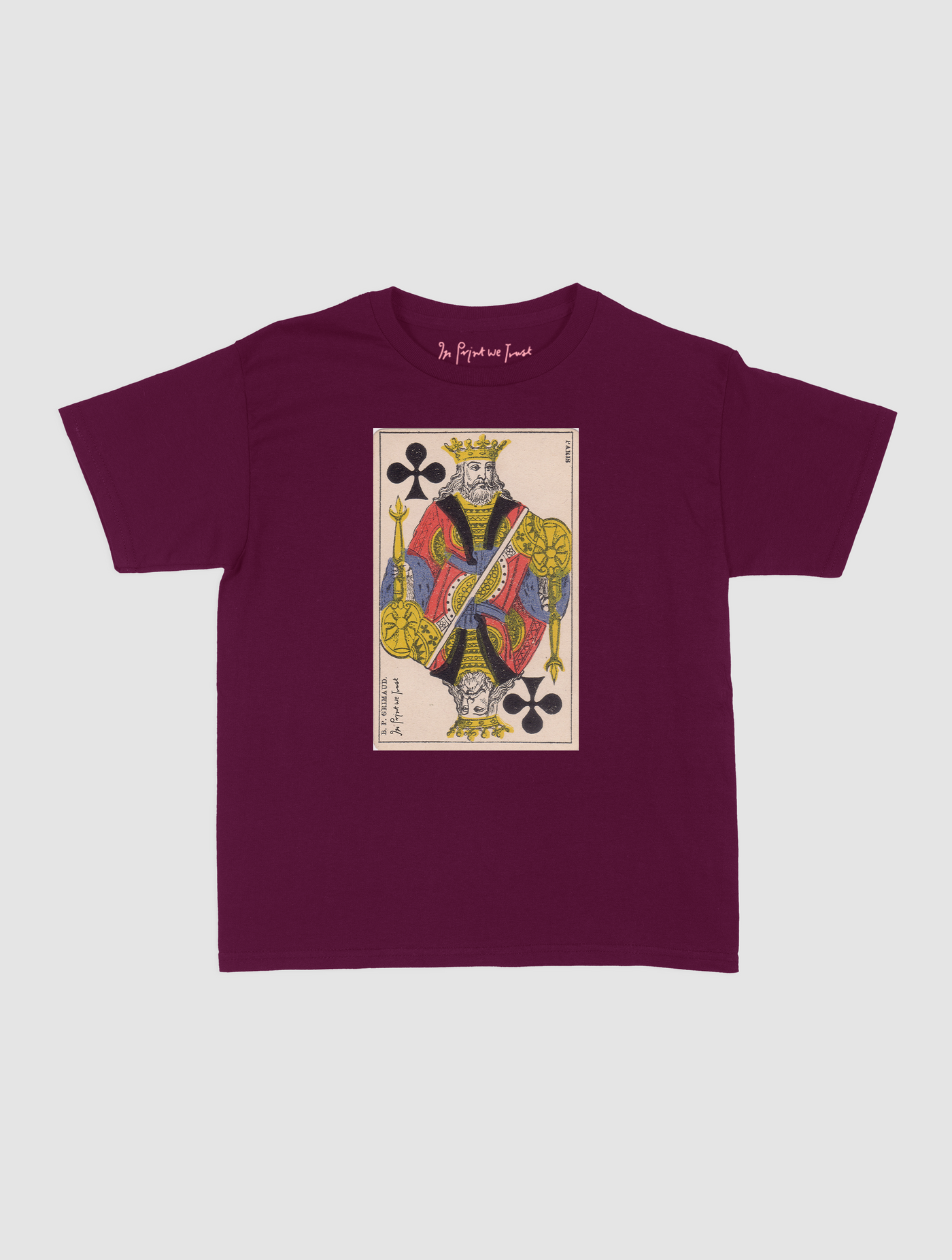 king of clubs baby tee