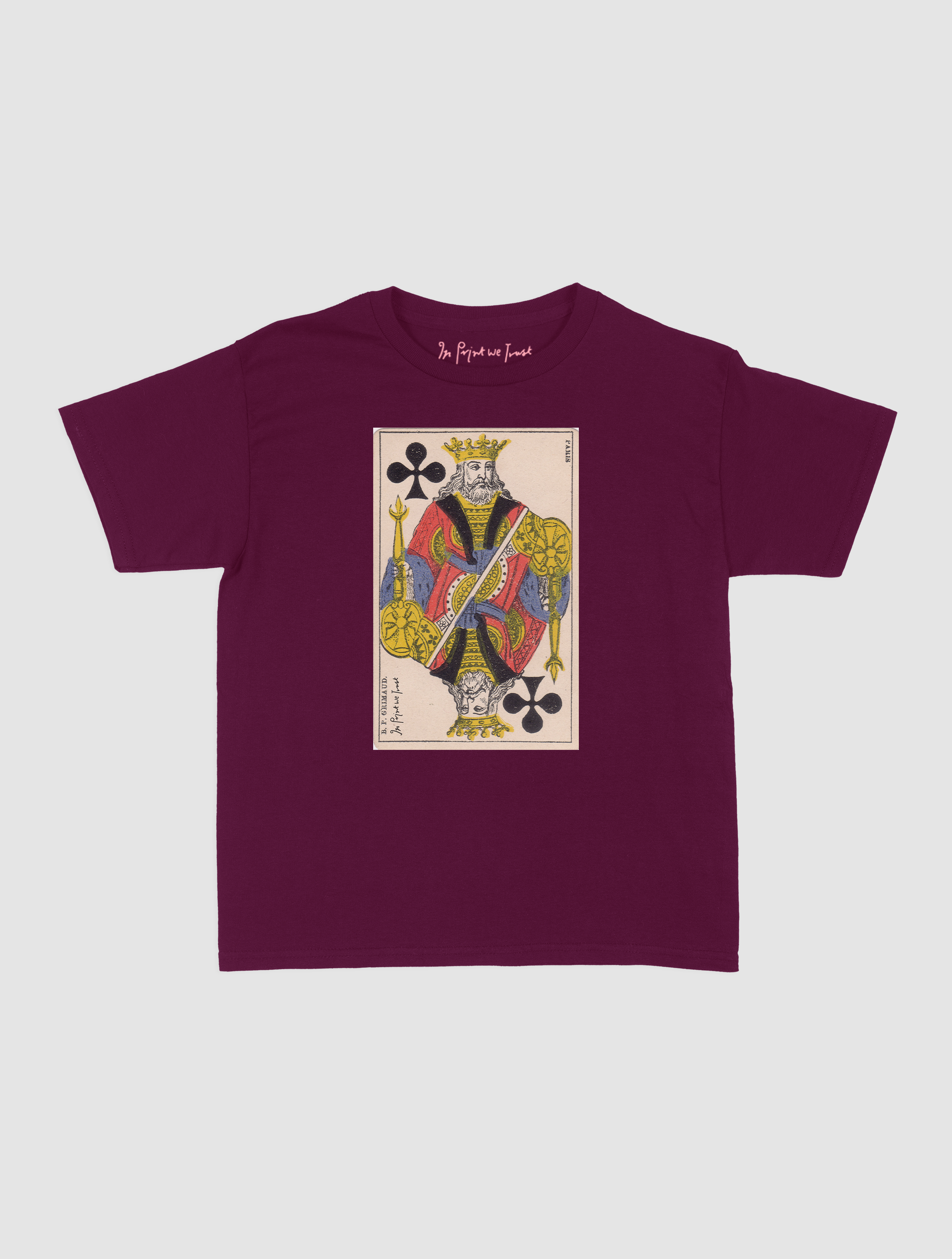 king of clubs baby tee