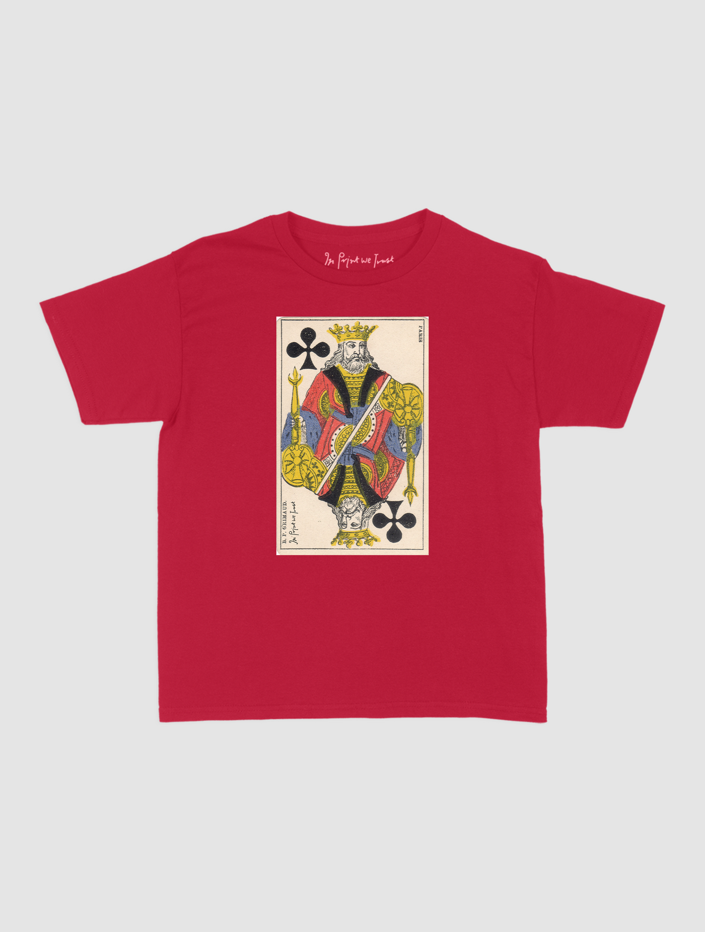 king of clubs baby tee