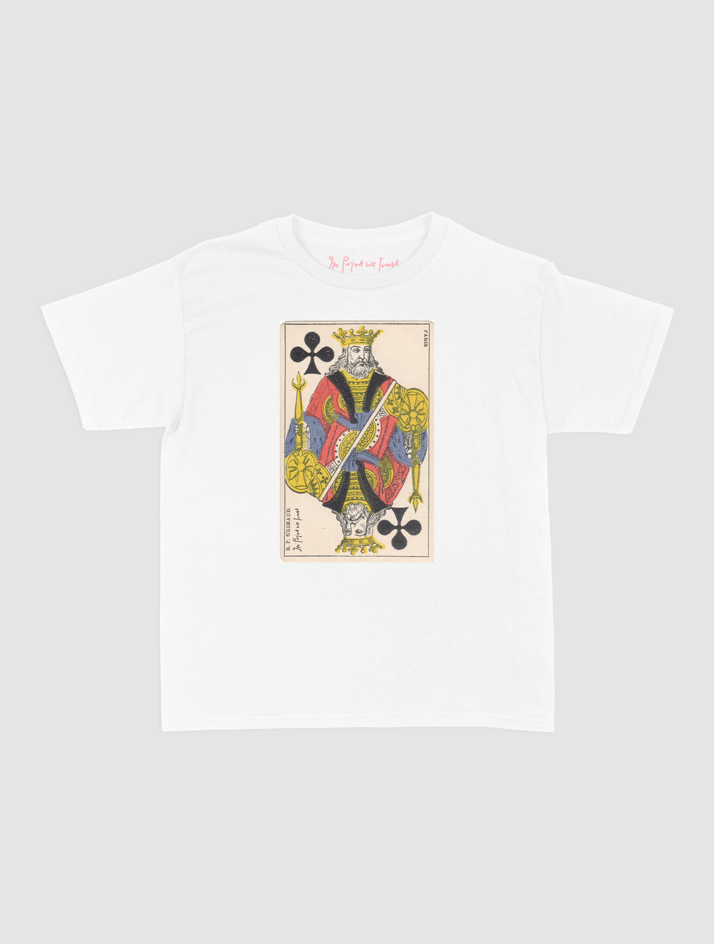 king of clubs baby tee