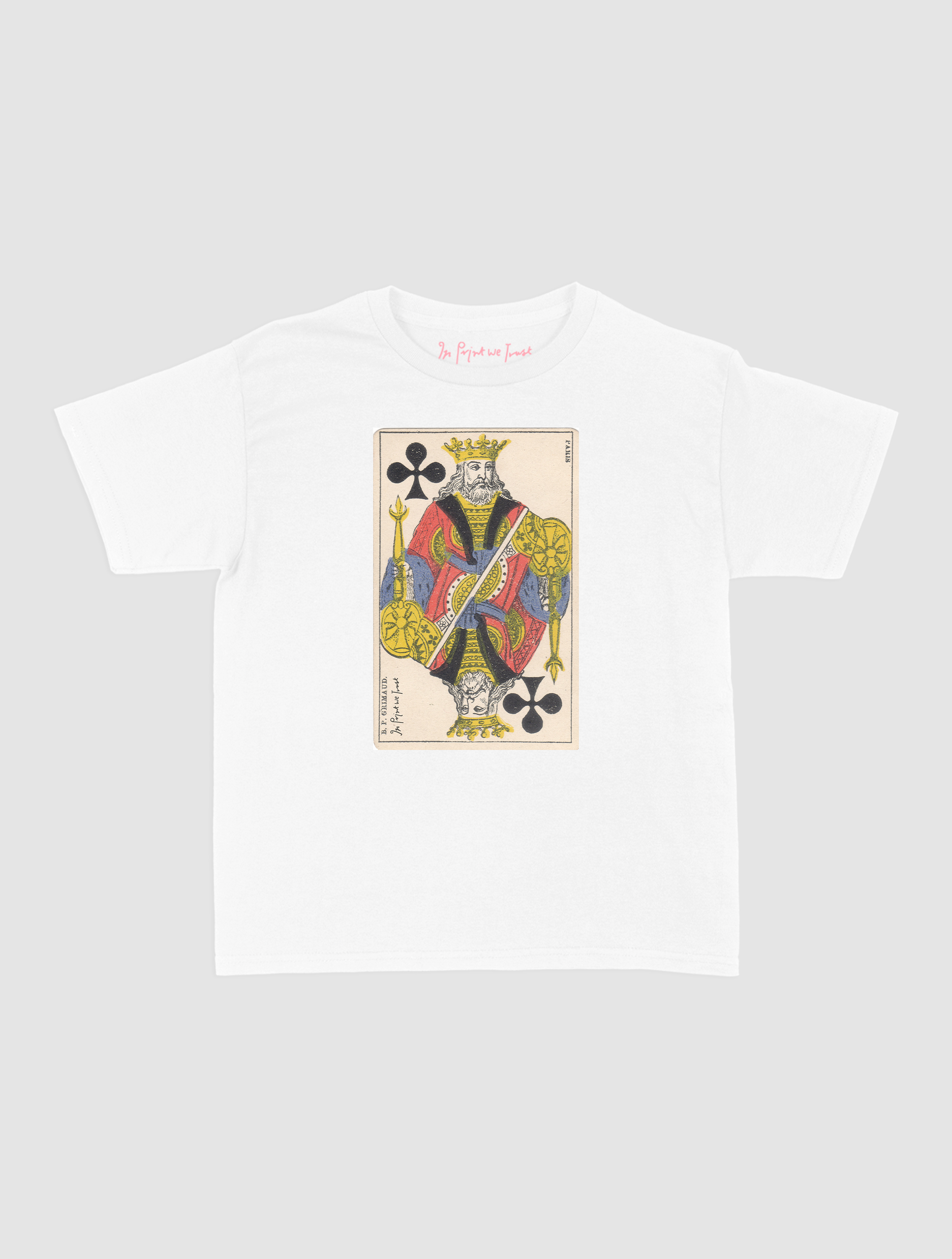 king of clubs baby tee