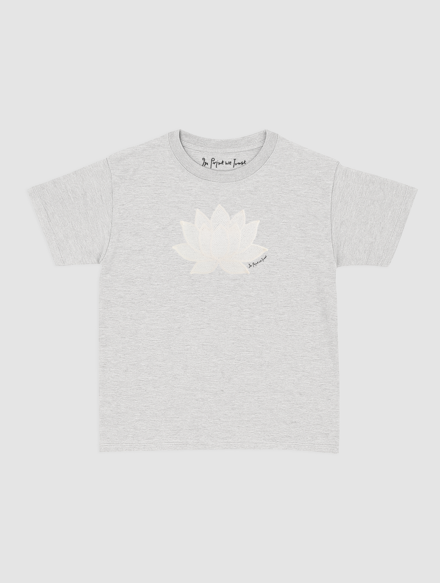 lotus crochet baby tee