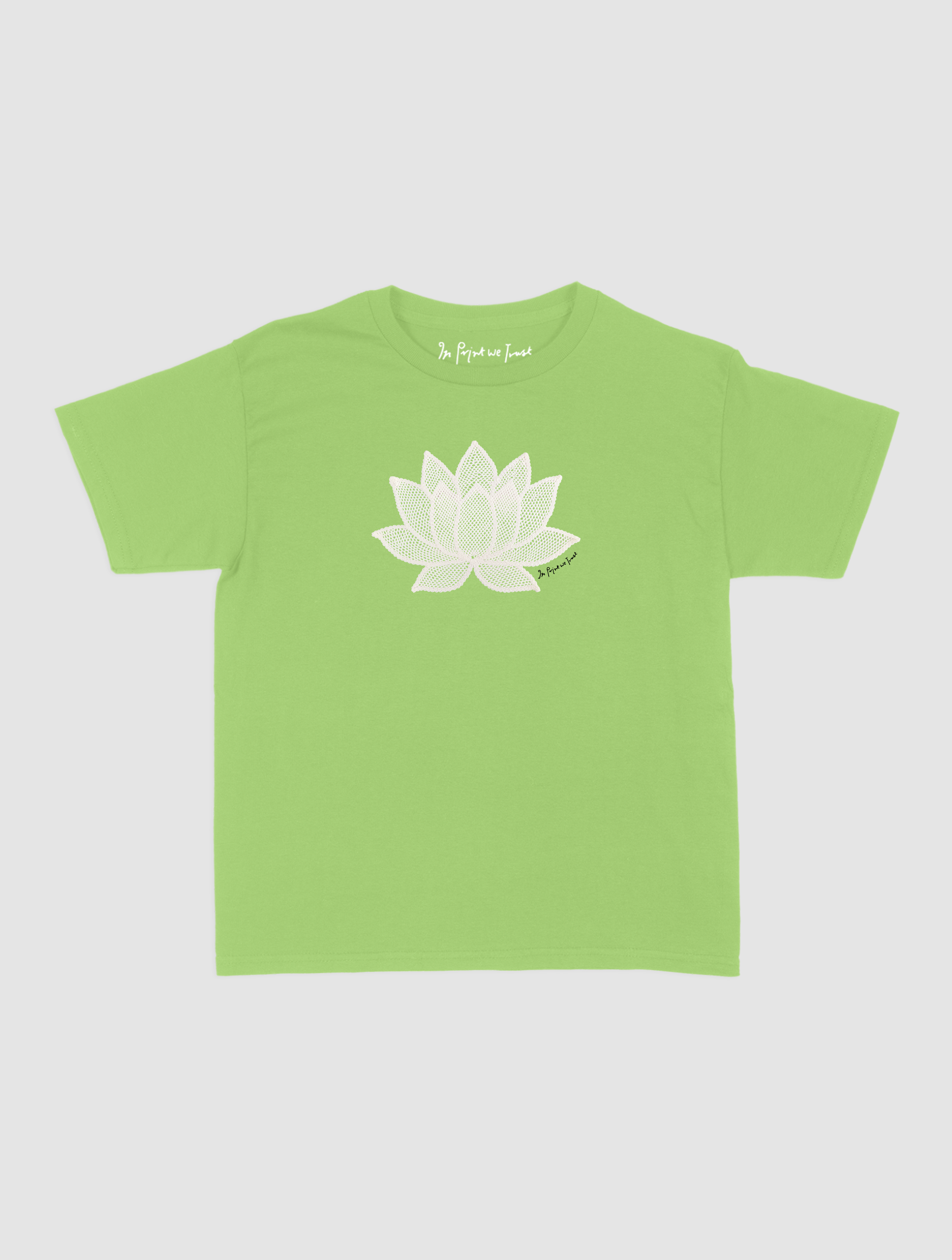 lotus crochet baby tee