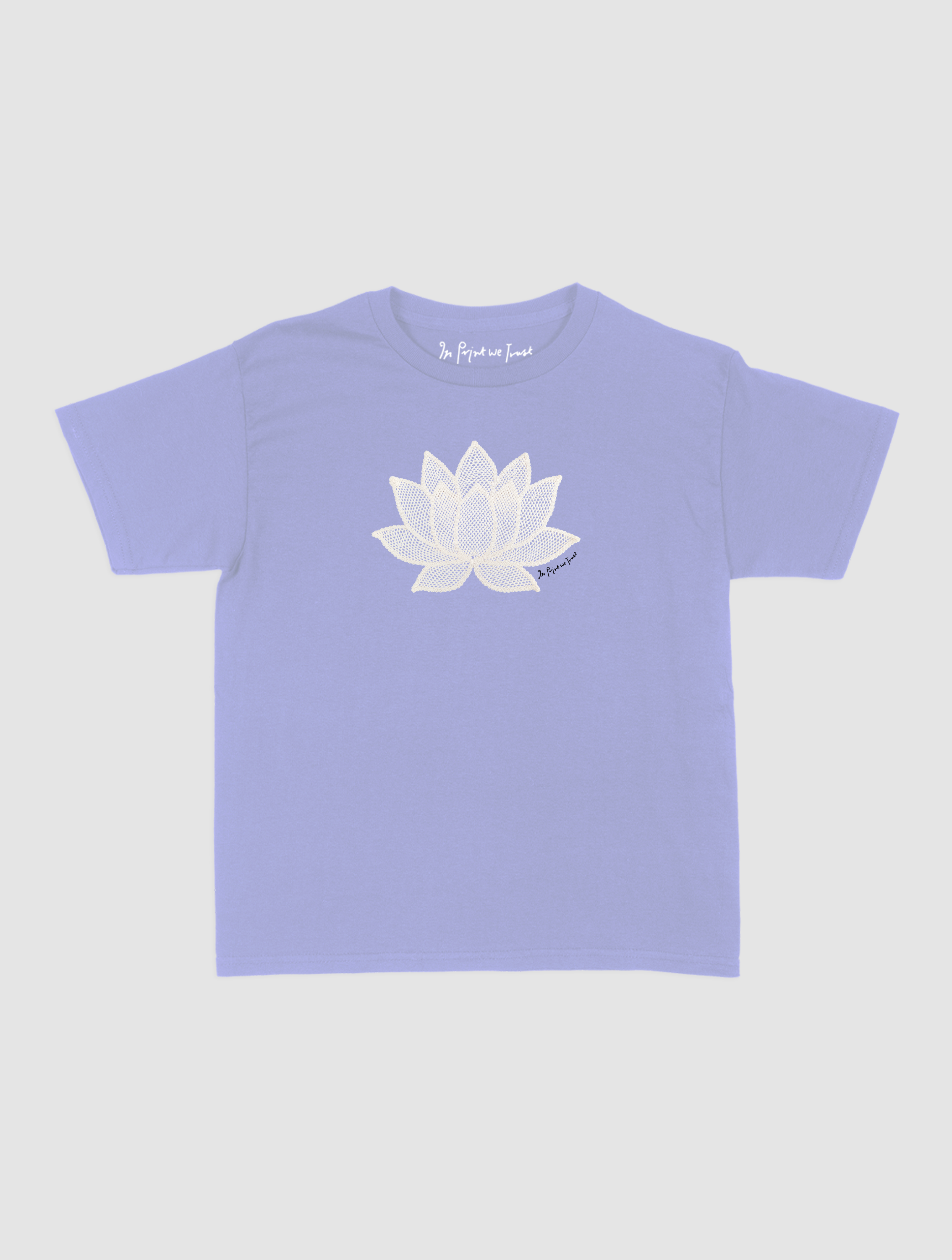 lotus crochet baby tee