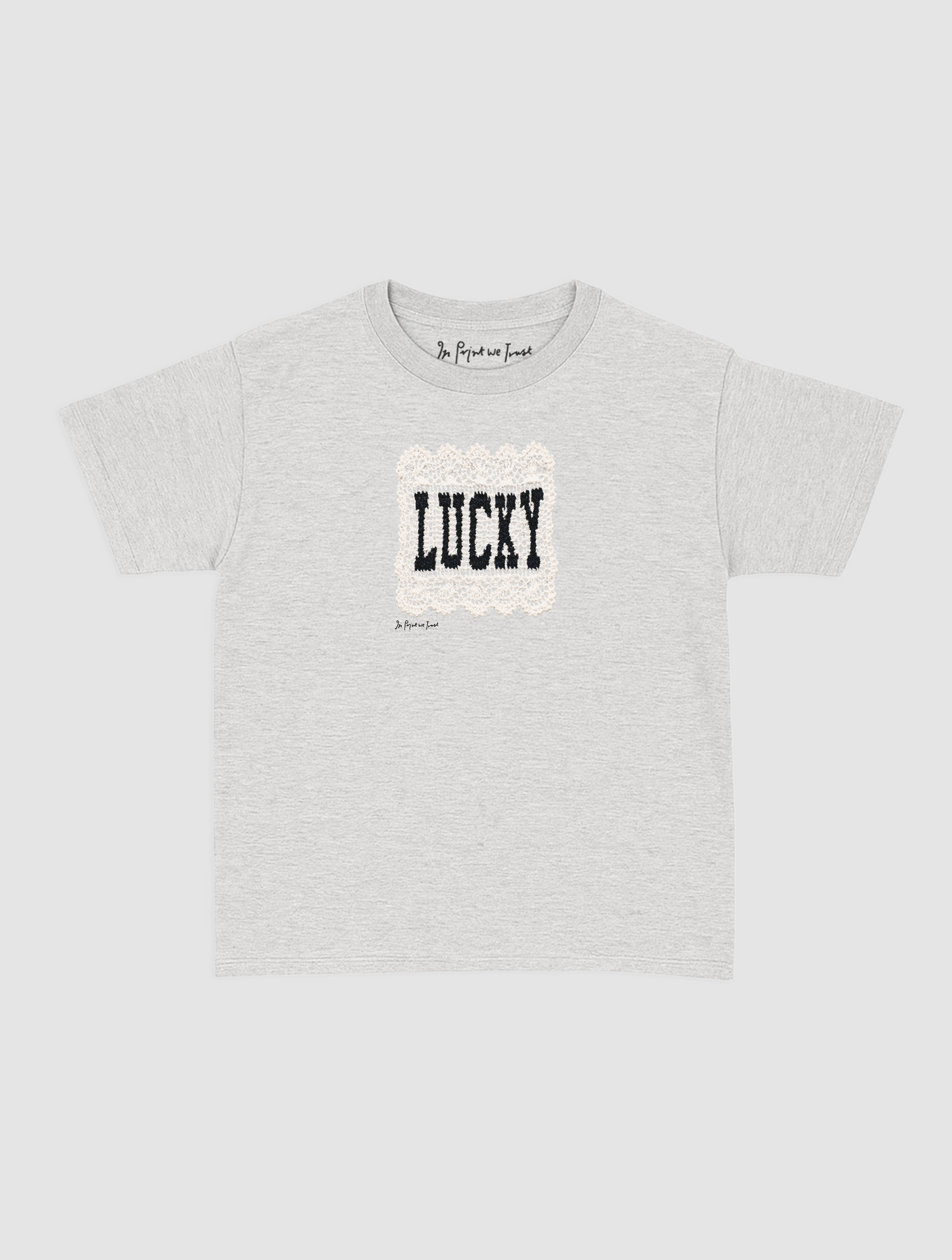 lucky crochet baby tee