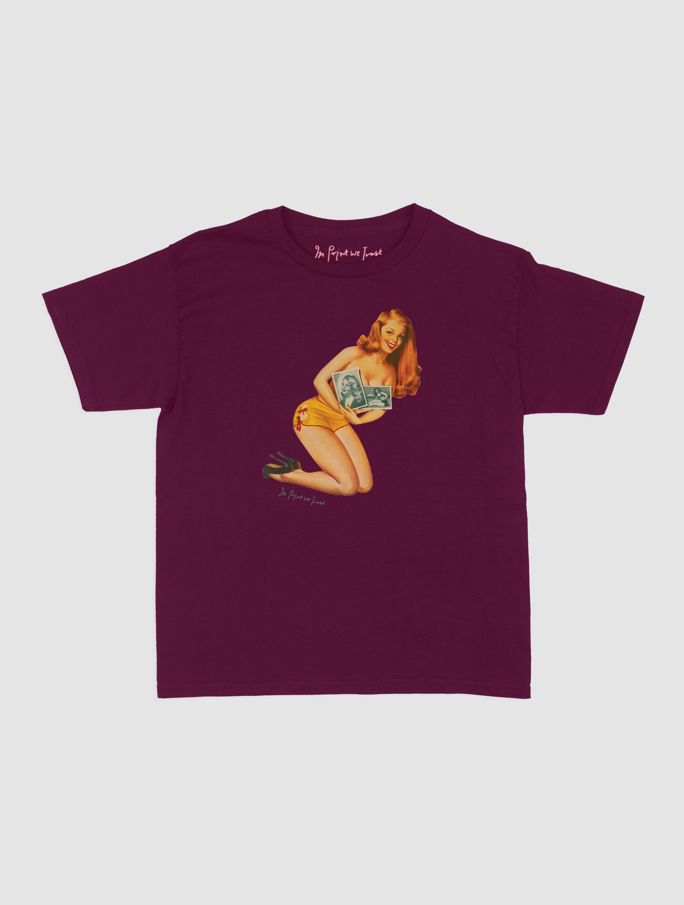 portrait baby tee