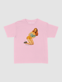 portrait baby tee