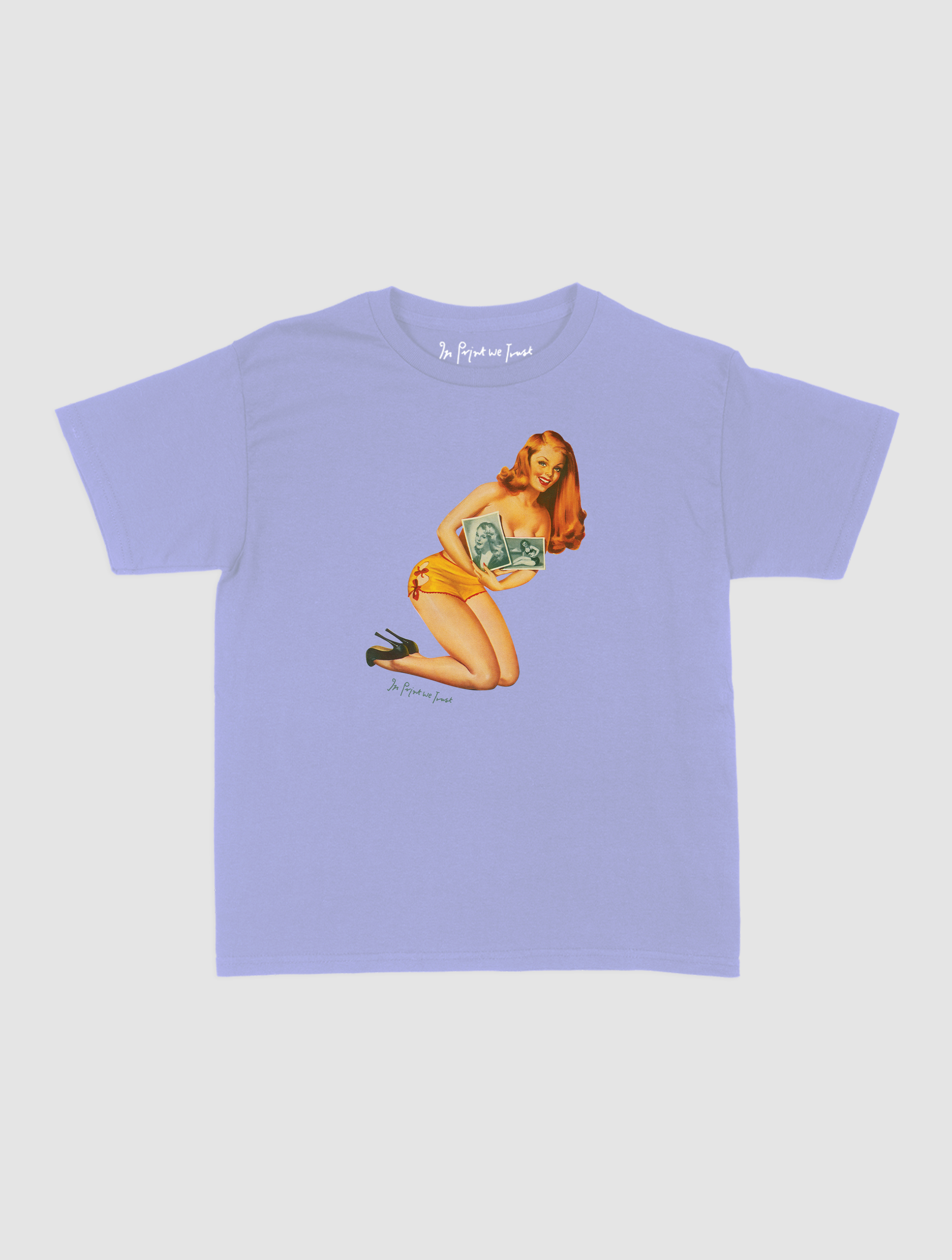 portrait baby tee