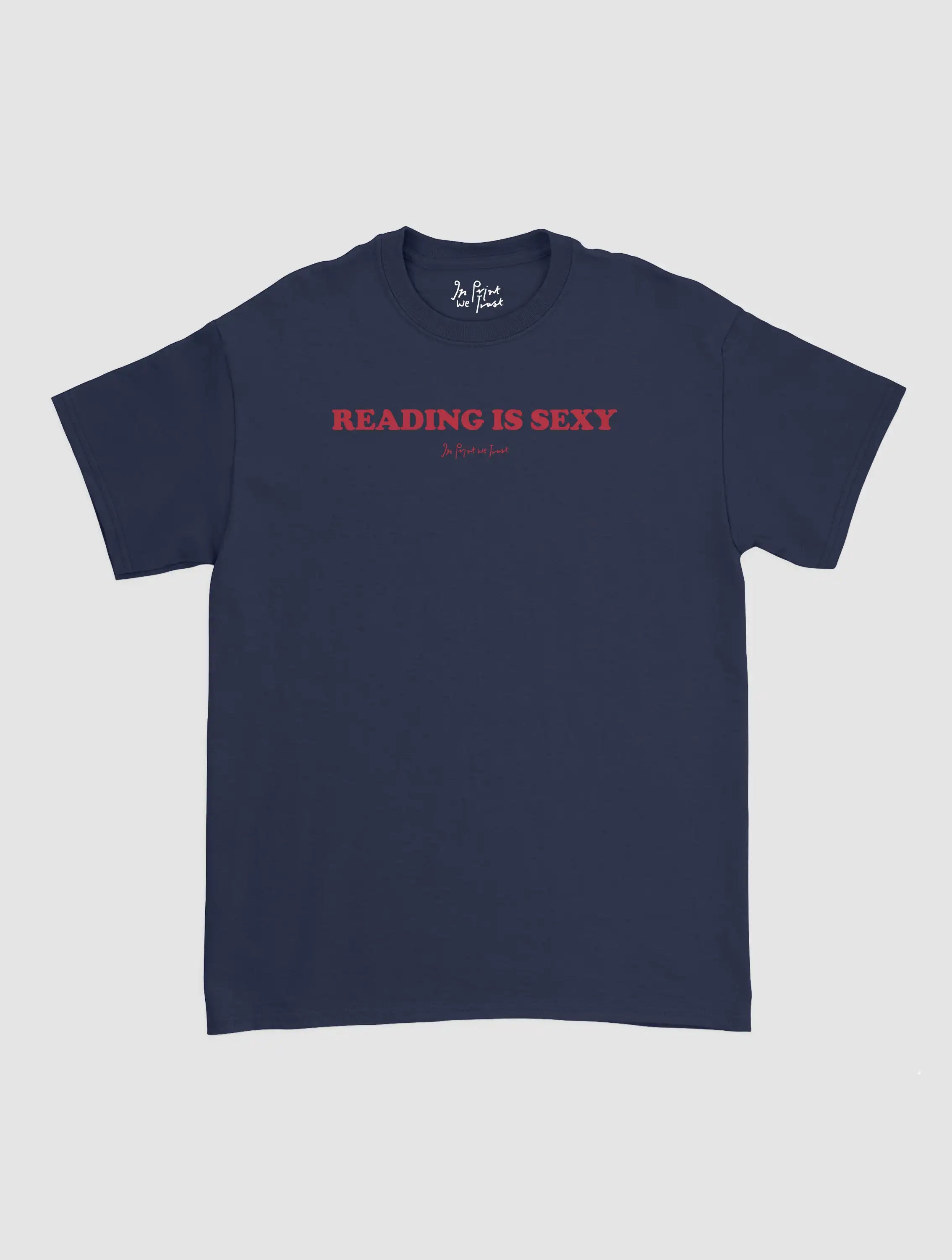 reading is sexy classic tee