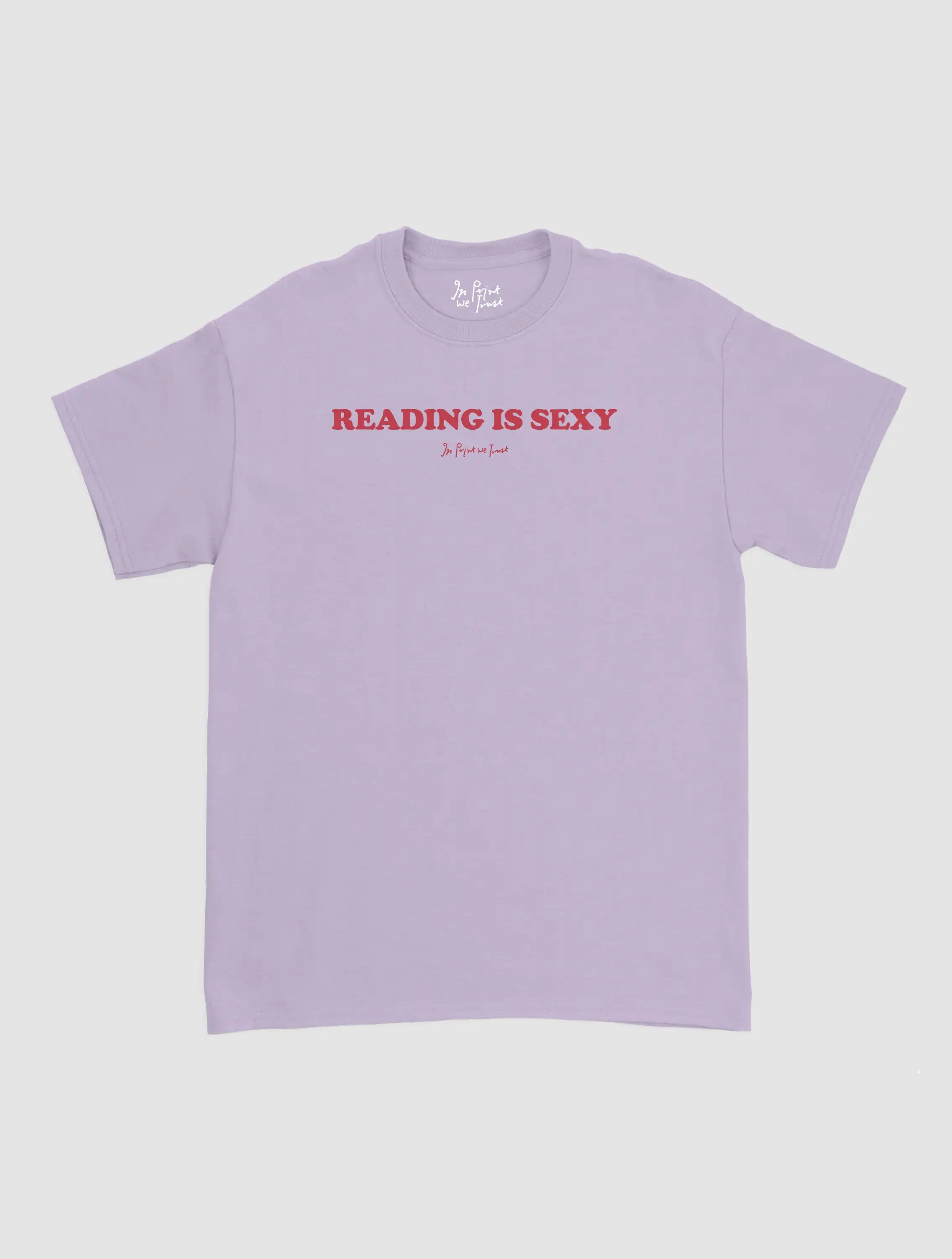 reading is sexy classic tee