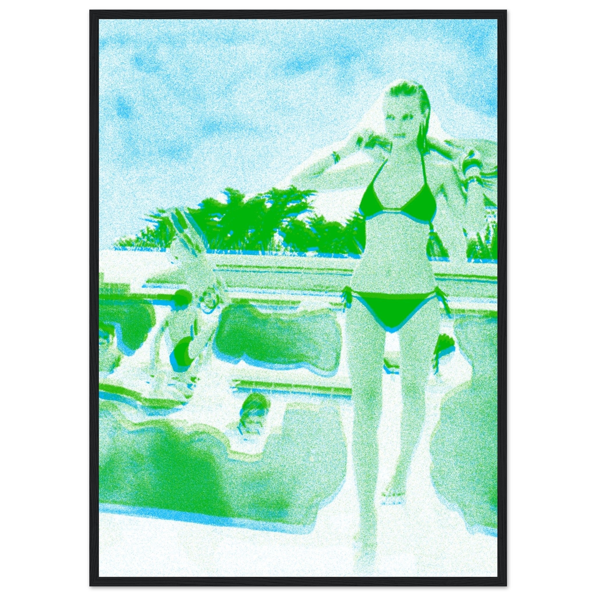 'A Dip in the Pool' art print - In Print We Trust