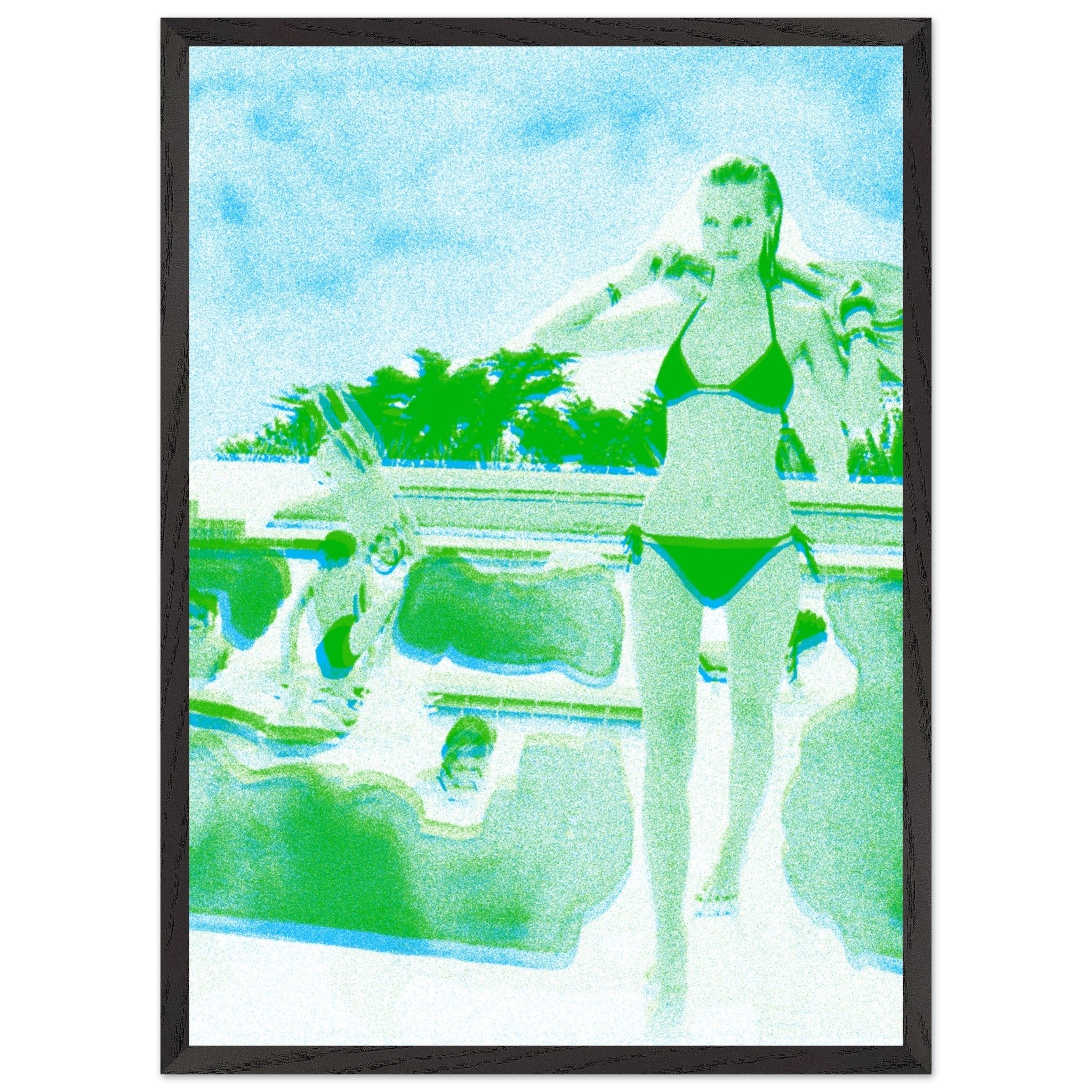 'A Dip in the Pool' art print - In Print We Trust