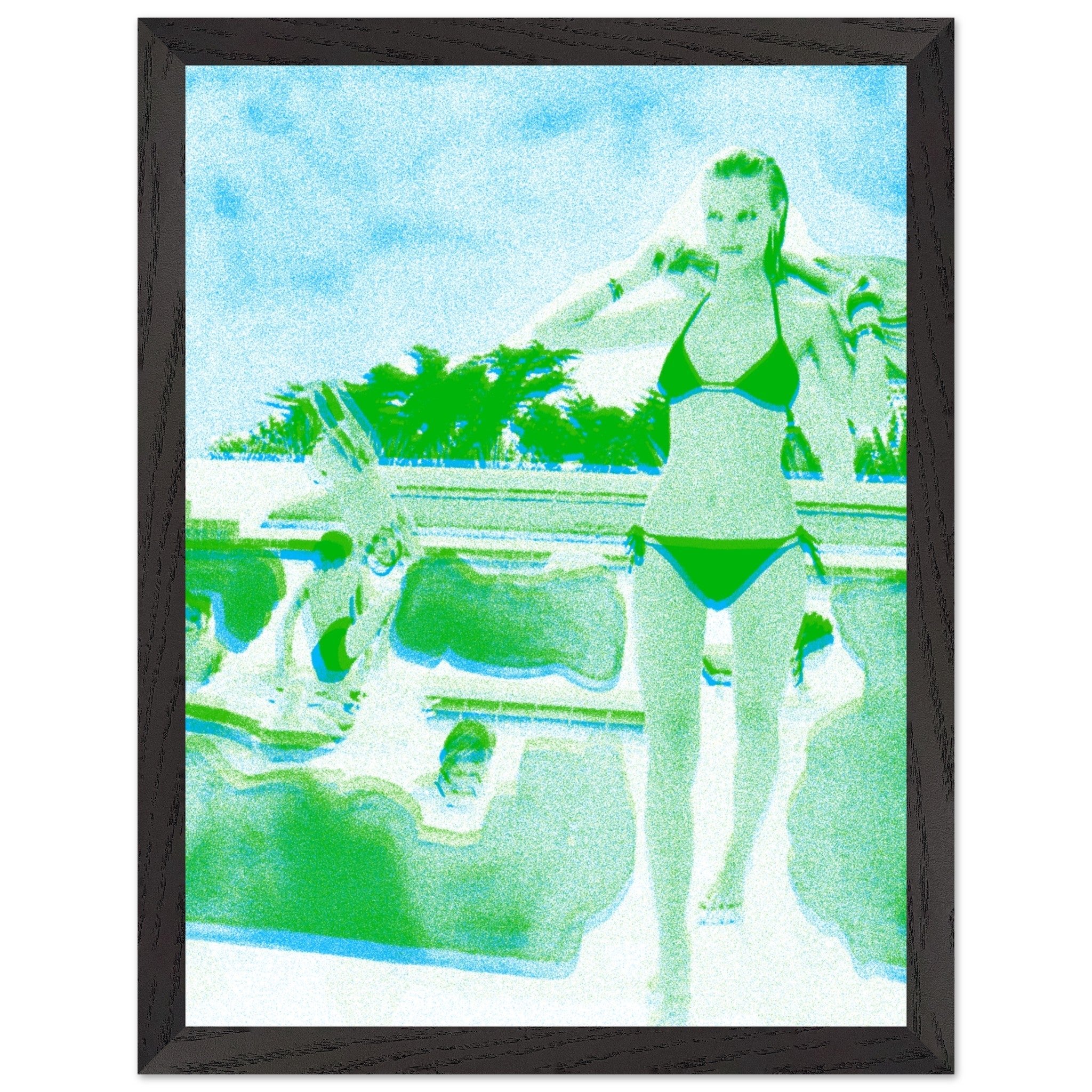 'A Dip in the Pool' art print - In Print We Trust