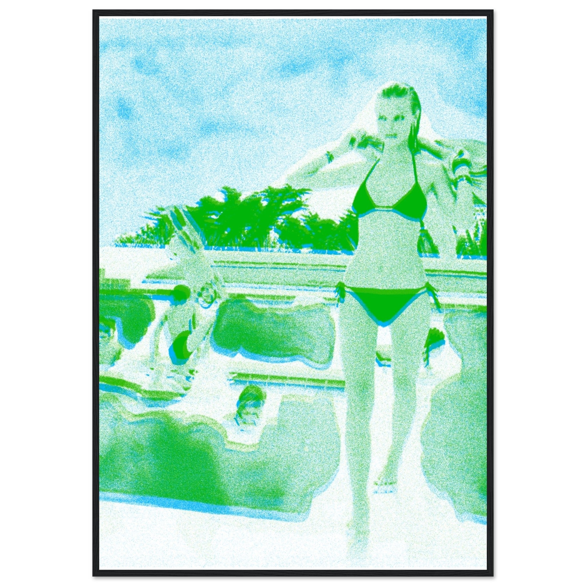 'A Dip in the Pool' art print - In Print We Trust