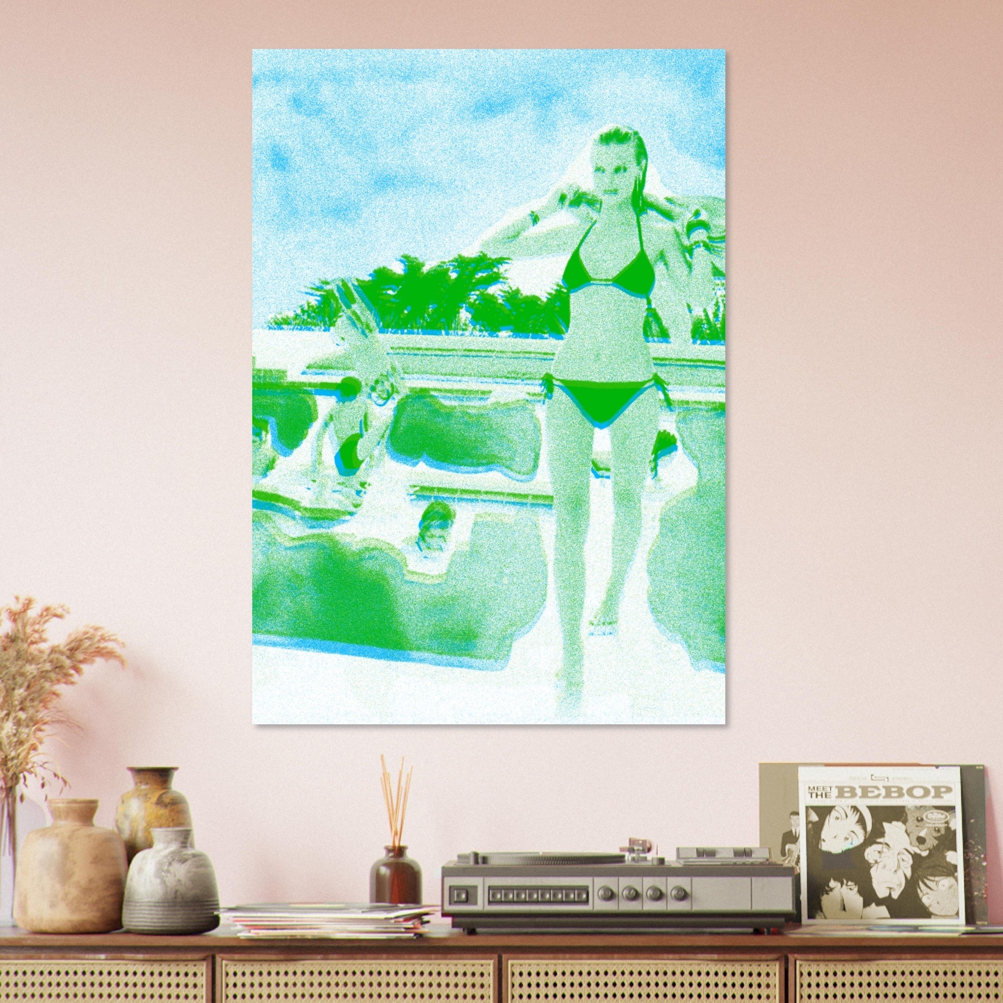 'A Dip in the Pool' art print - In Print We Trust