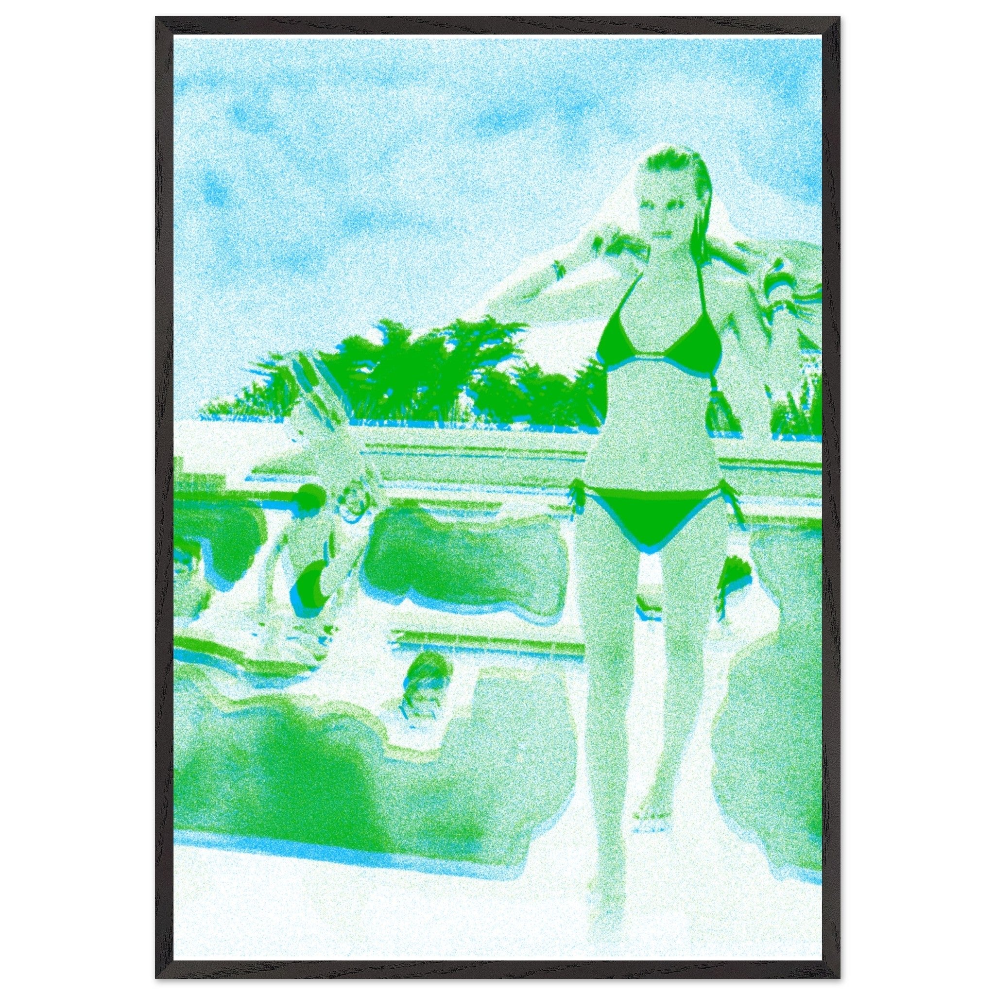 'A Dip in the Pool' art print - In Print We Trust