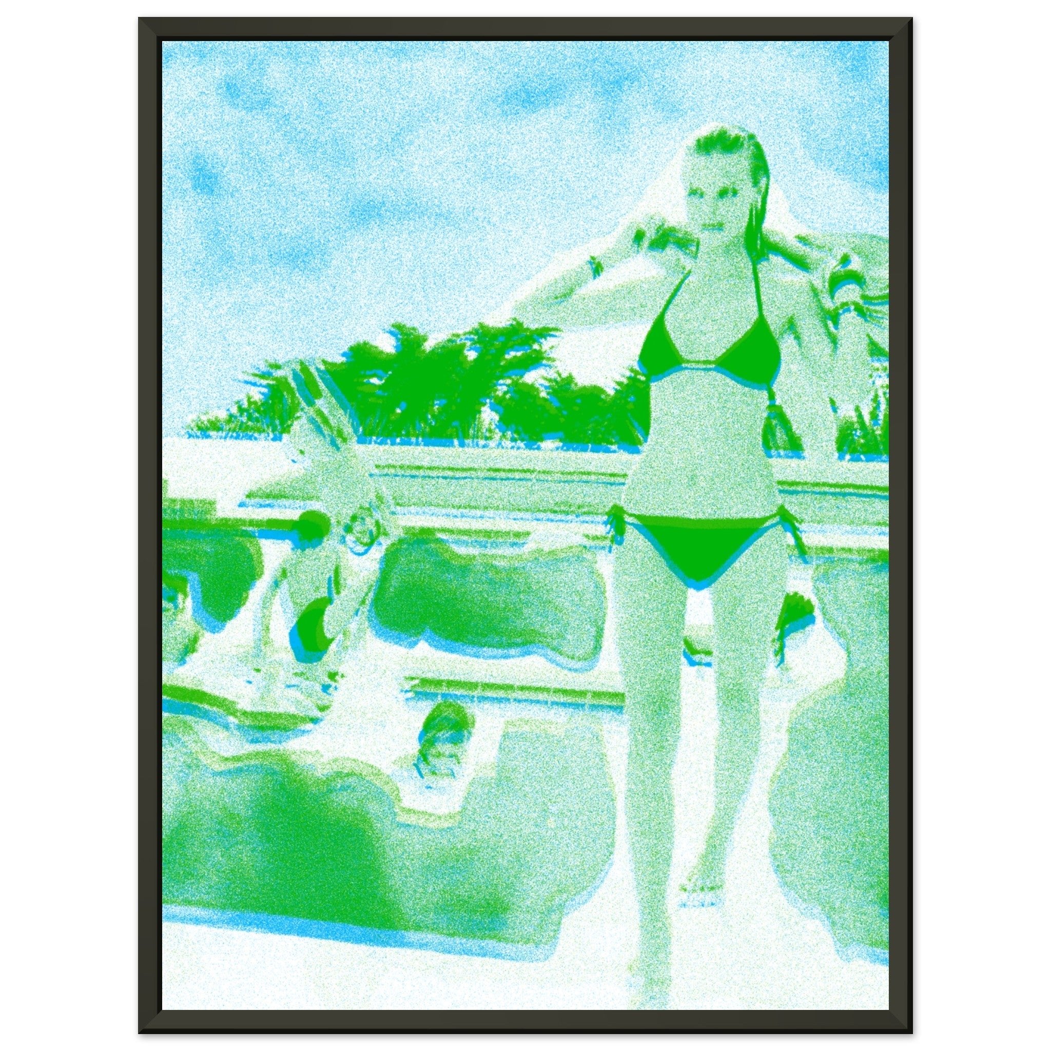 'A Dip in the Pool' art print - In Print We Trust