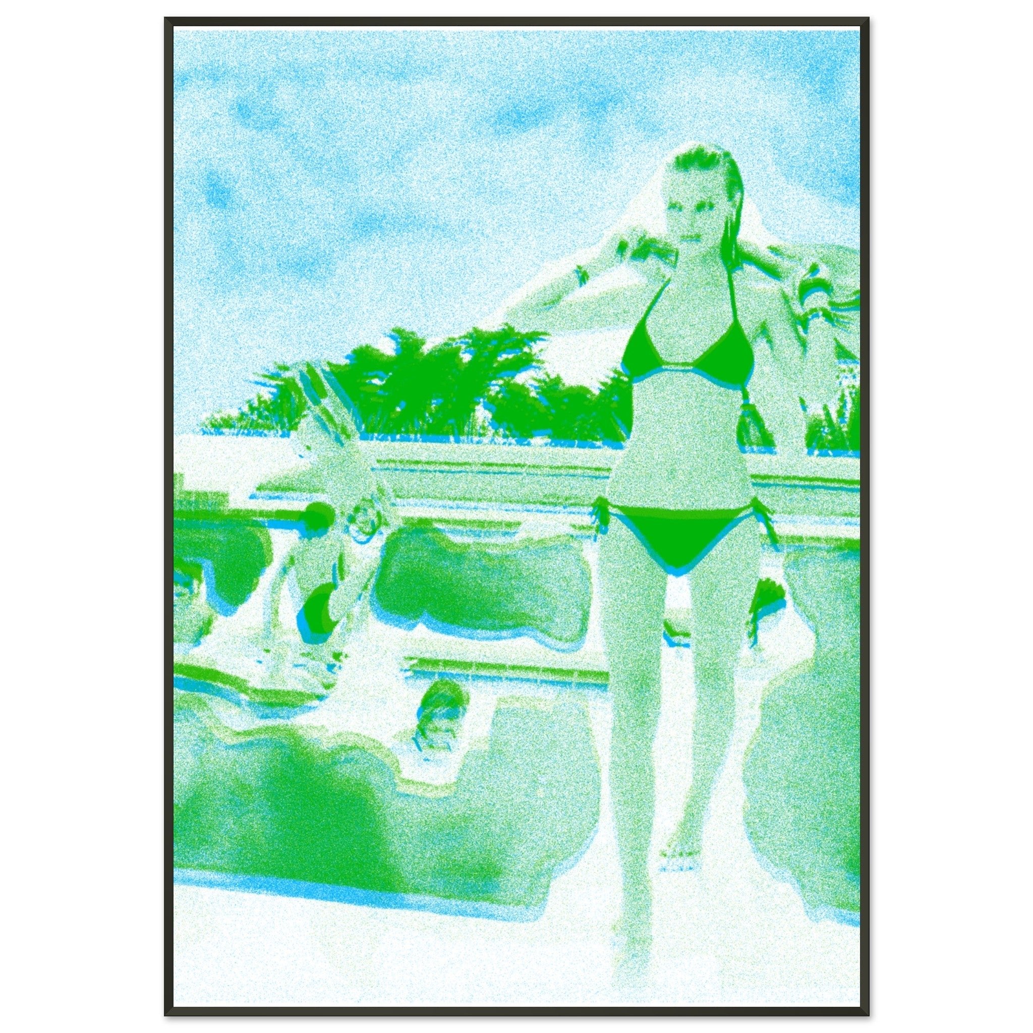 'A Dip in the Pool' art print - In Print We Trust