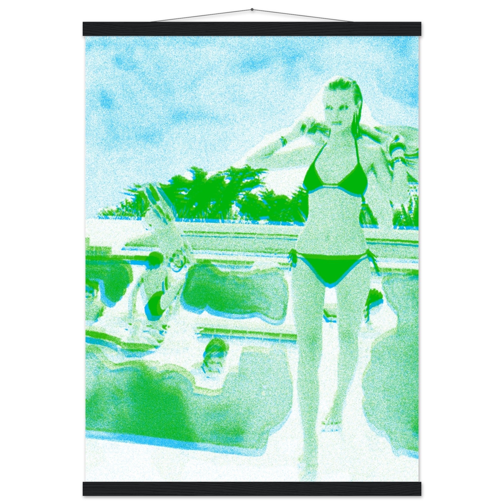 'A Dip in the Pool' art print - In Print We Trust