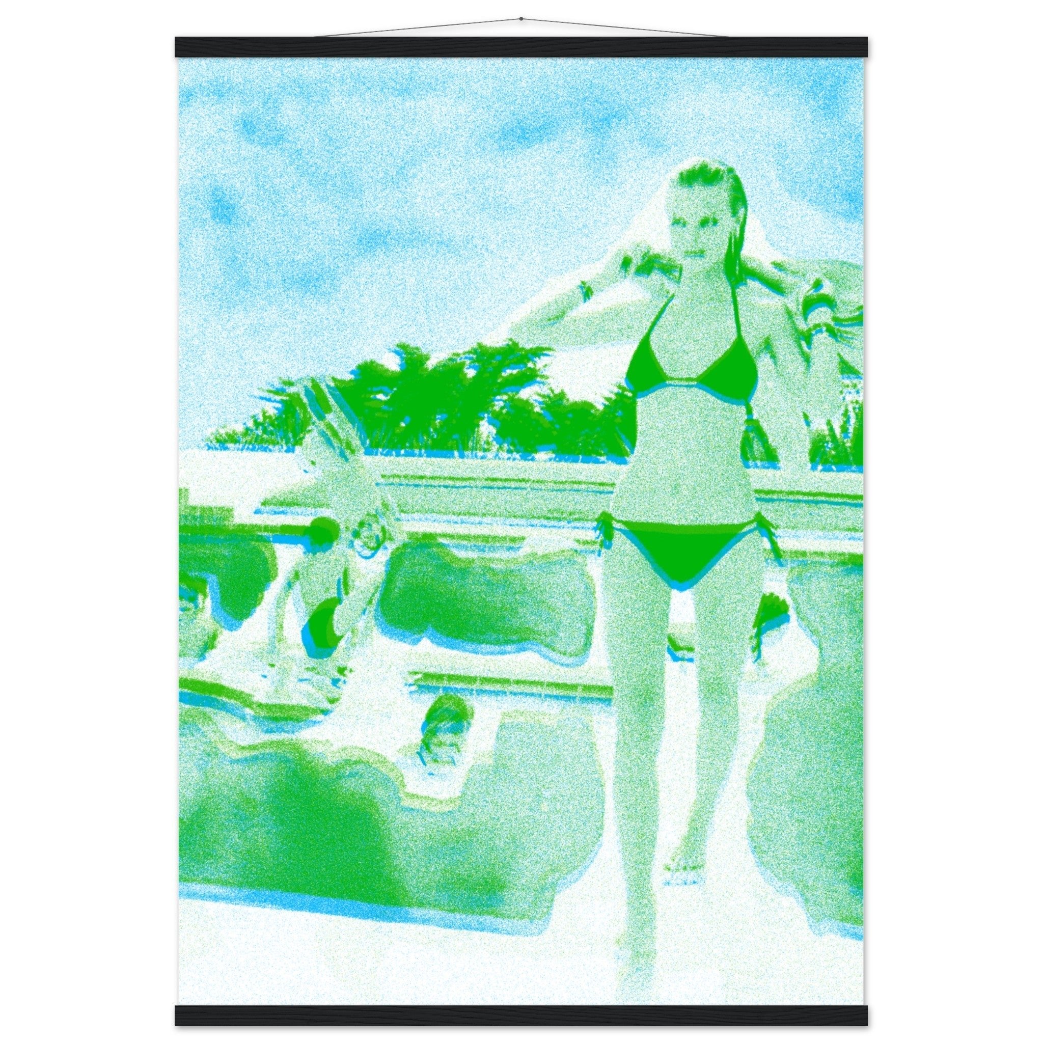 'A Dip in the Pool' art print - In Print We Trust