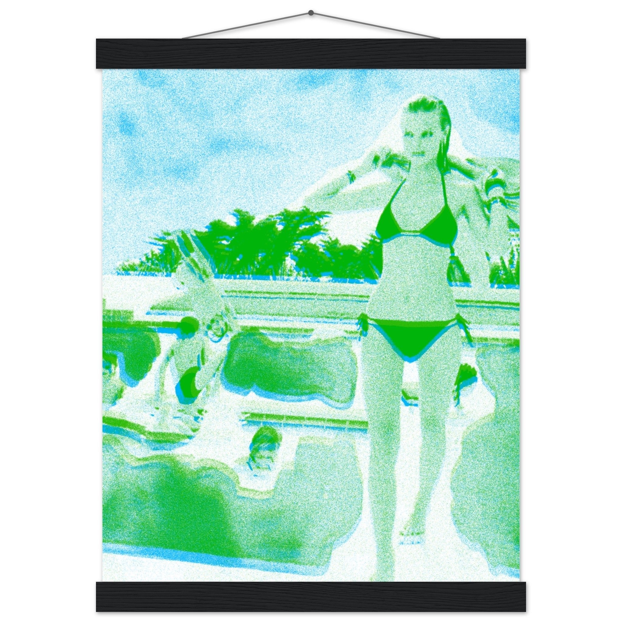 'A Dip in the Pool' art print - In Print We Trust