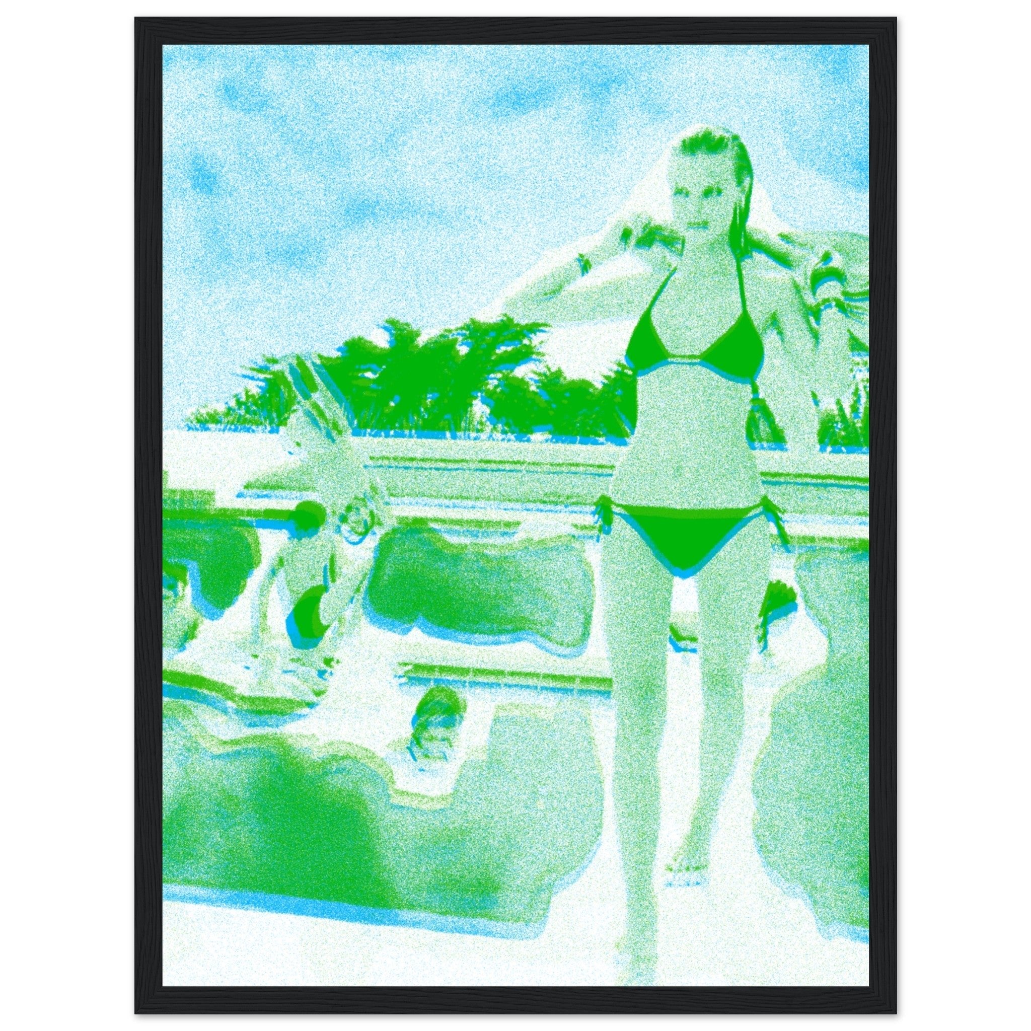 'A Dip in the Pool' art print - In Print We Trust