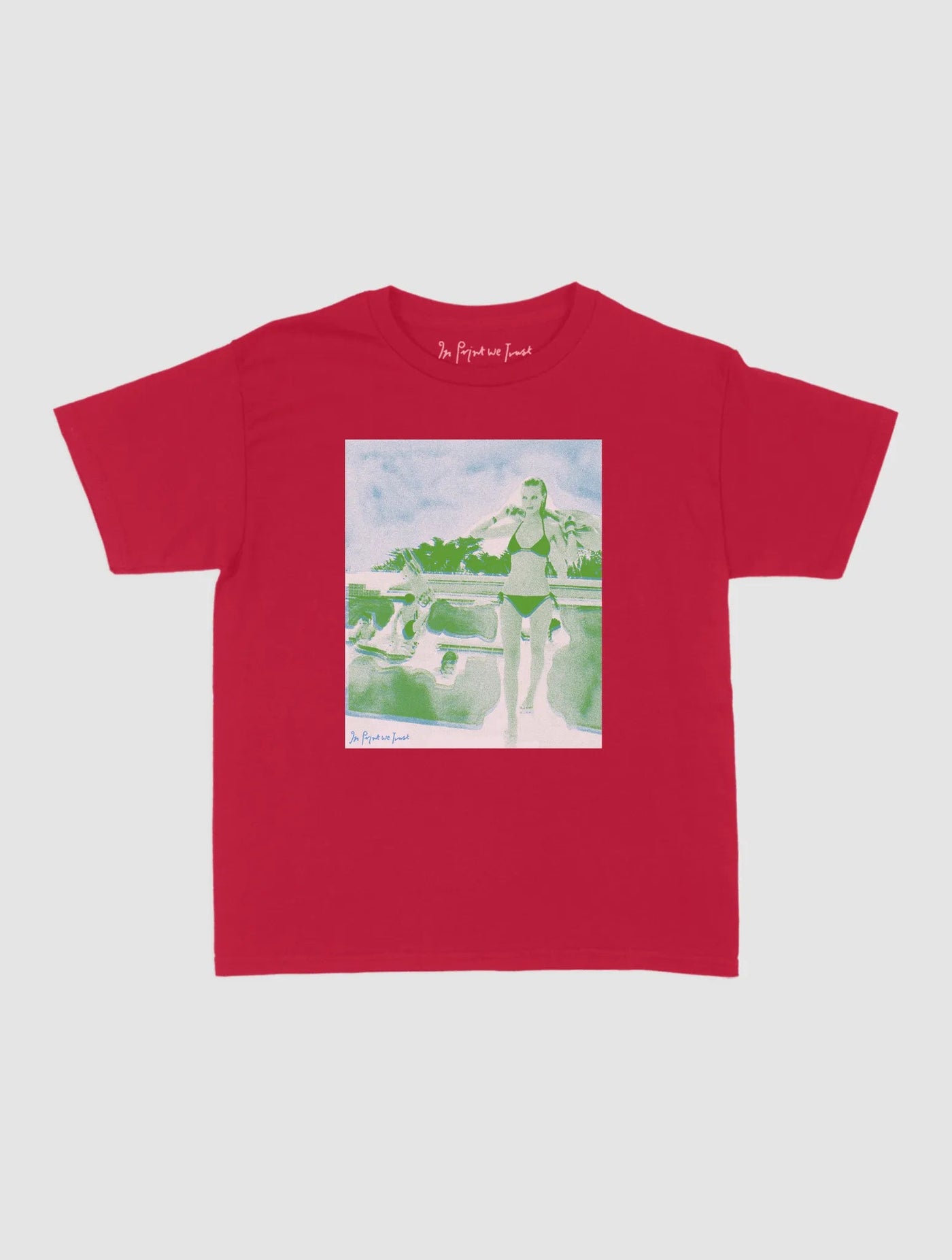 a dip in the pool baby tee - In Print We Trust