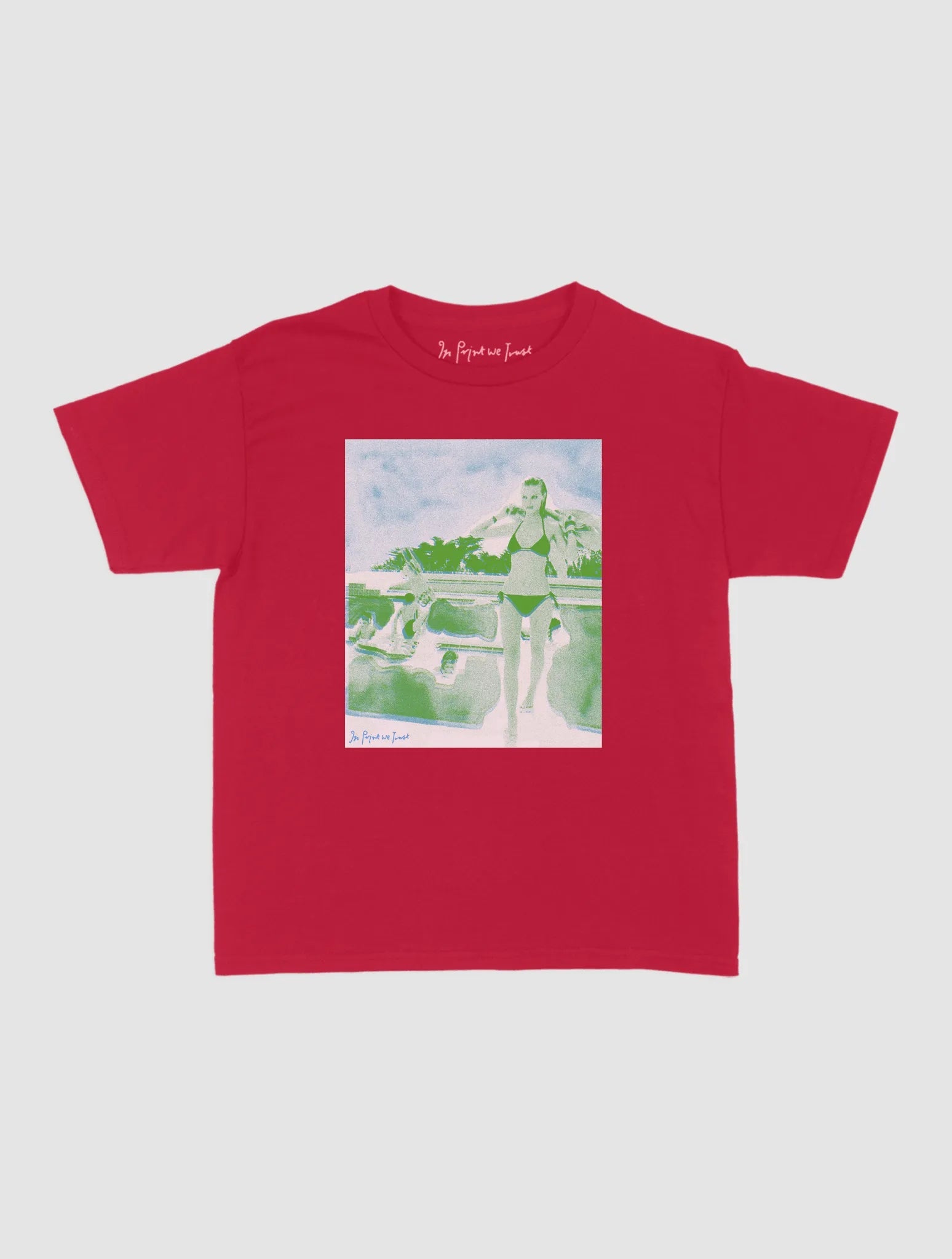 a dip in the pool baby tee - In Print We Trust
