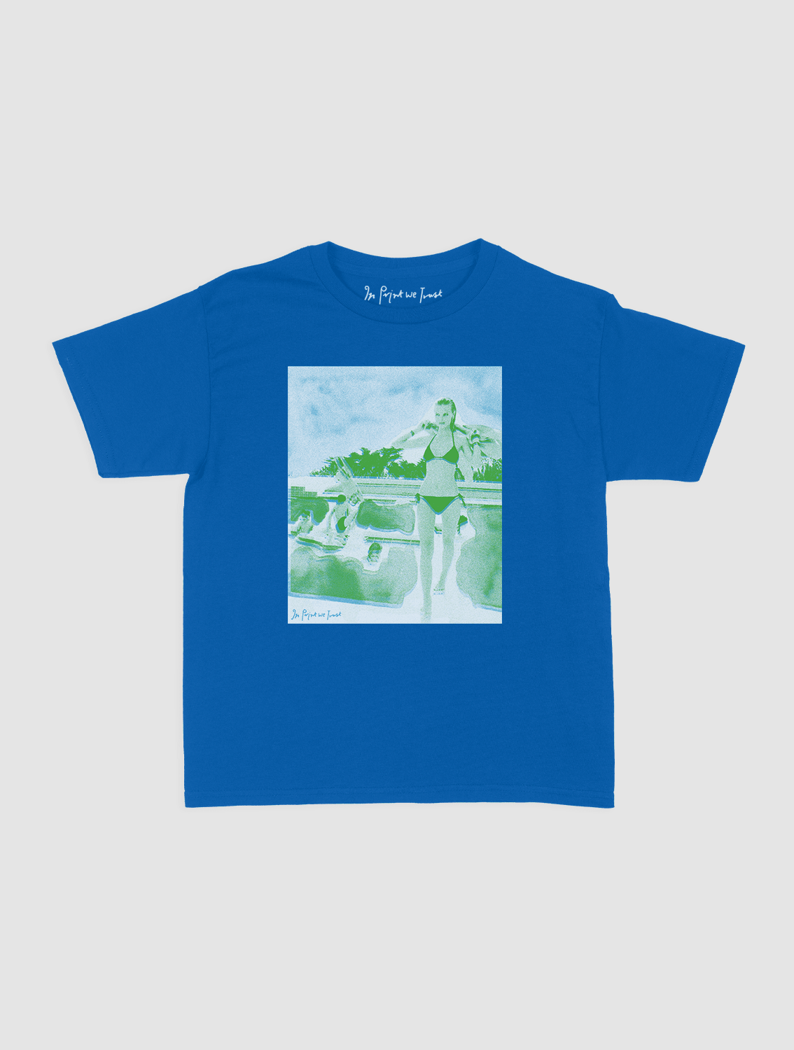 a dip in the pool baby tee - In Print We Trust