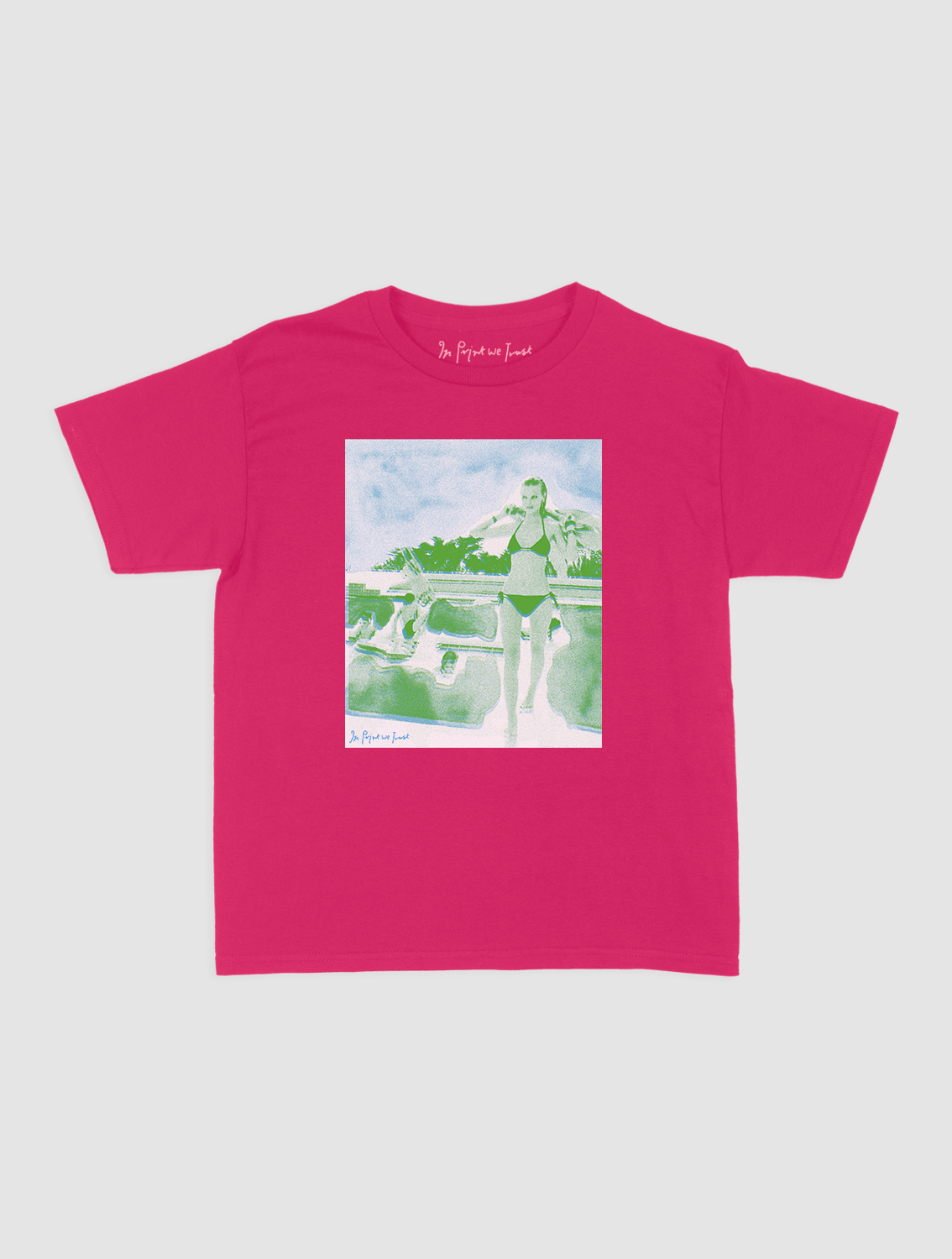 a dip in the pool baby tee - In Print We Trust