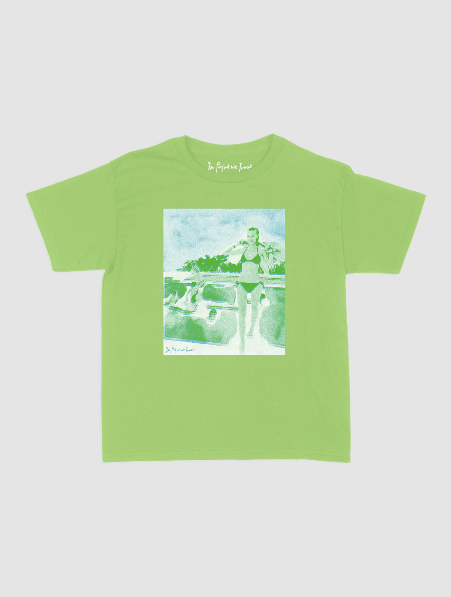a dip in the pool baby tee - In Print We Trust