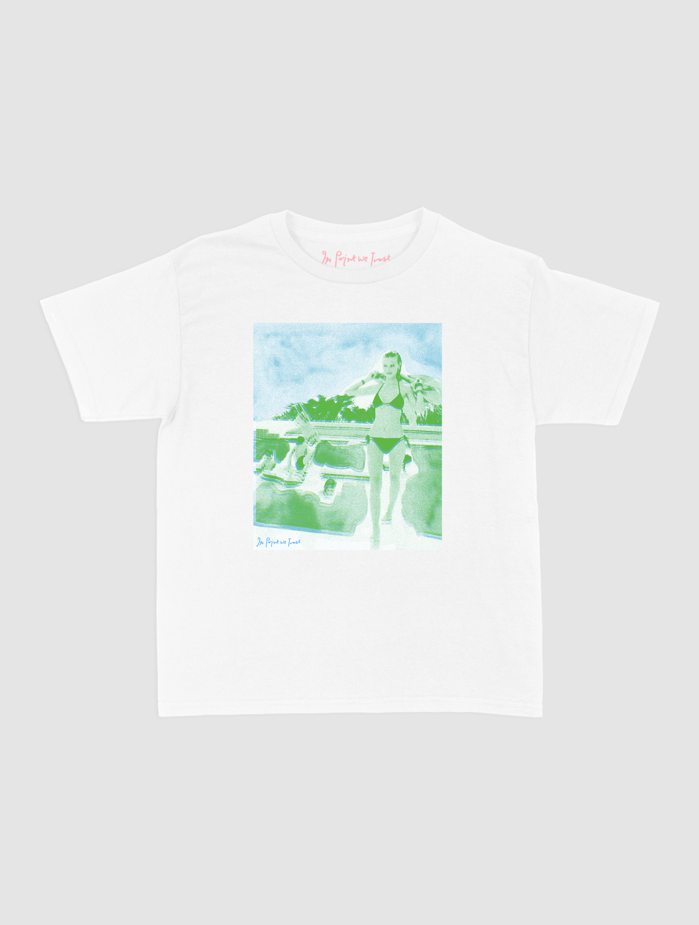 a dip in the pool baby tee - In Print We Trust