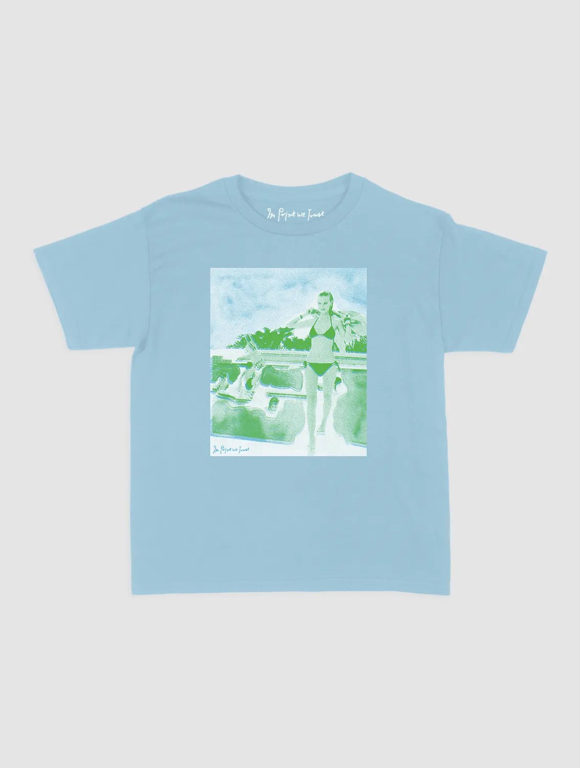 a dip in the pool baby tee - In Print We Trust