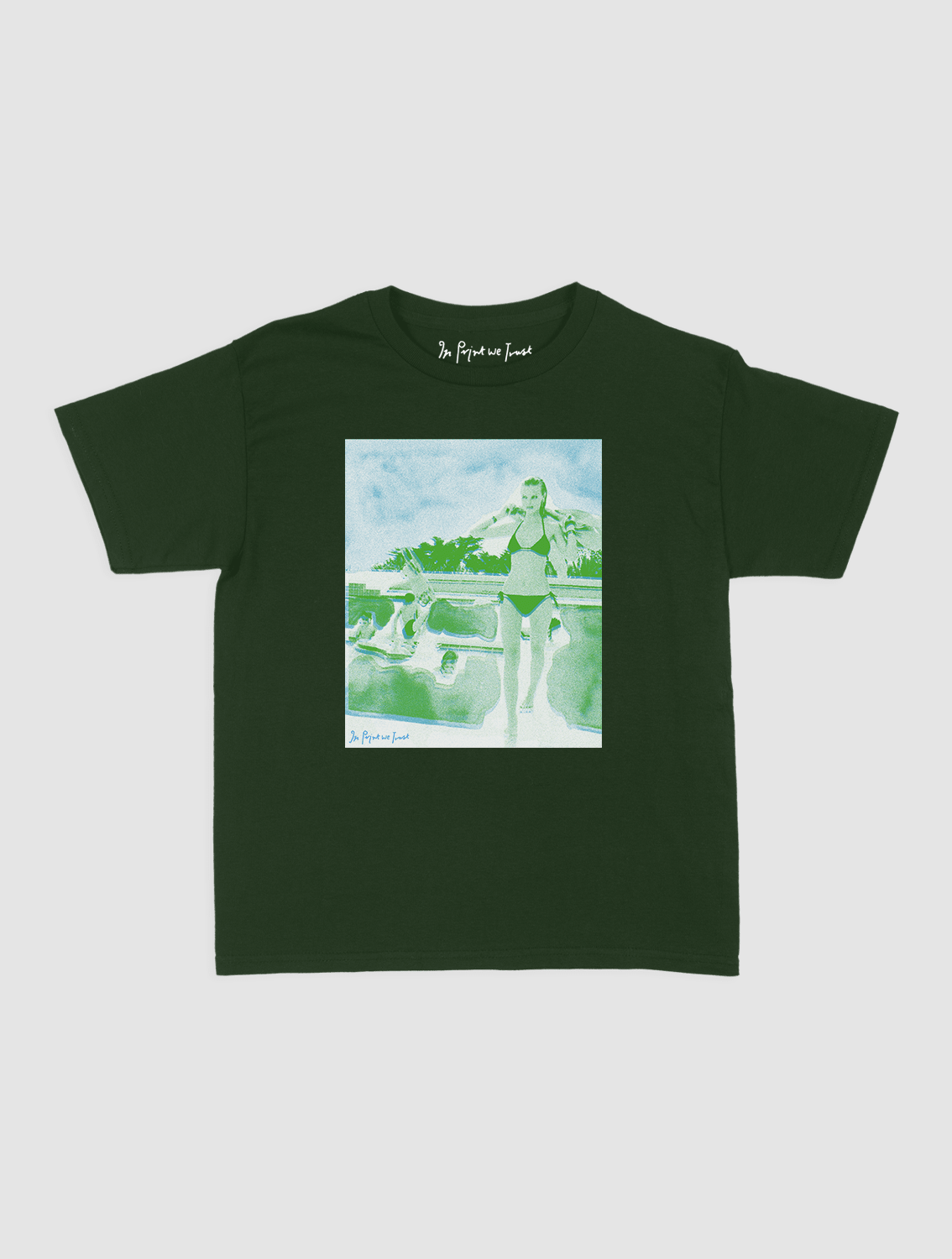 a dip in the pool baby tee - In Print We Trust