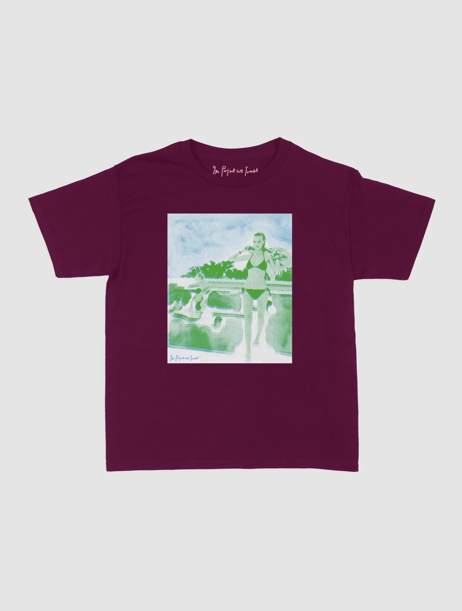 a dip in the pool baby tee - In Print We Trust
