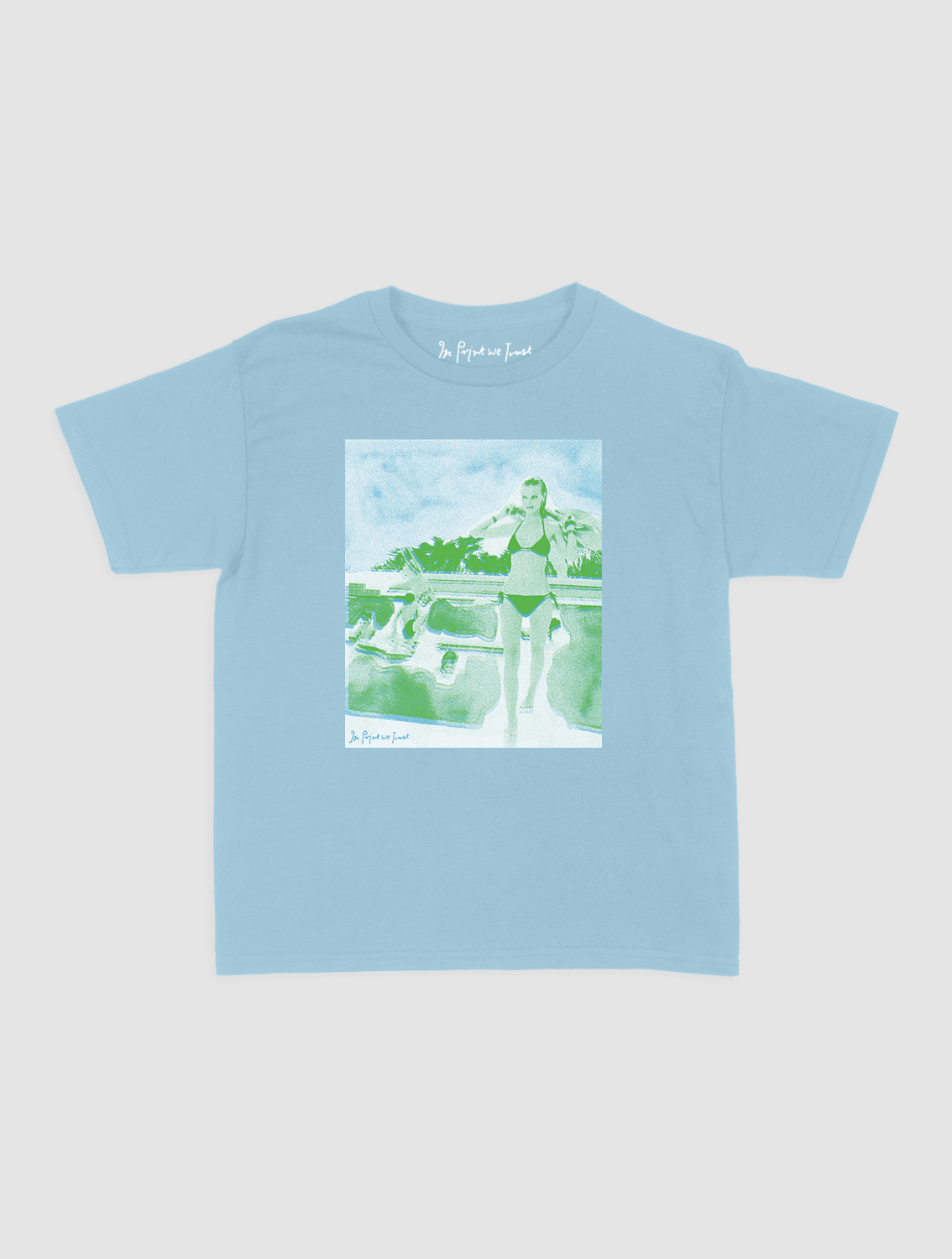 a dip in the pool baby tee - In Print We Trust