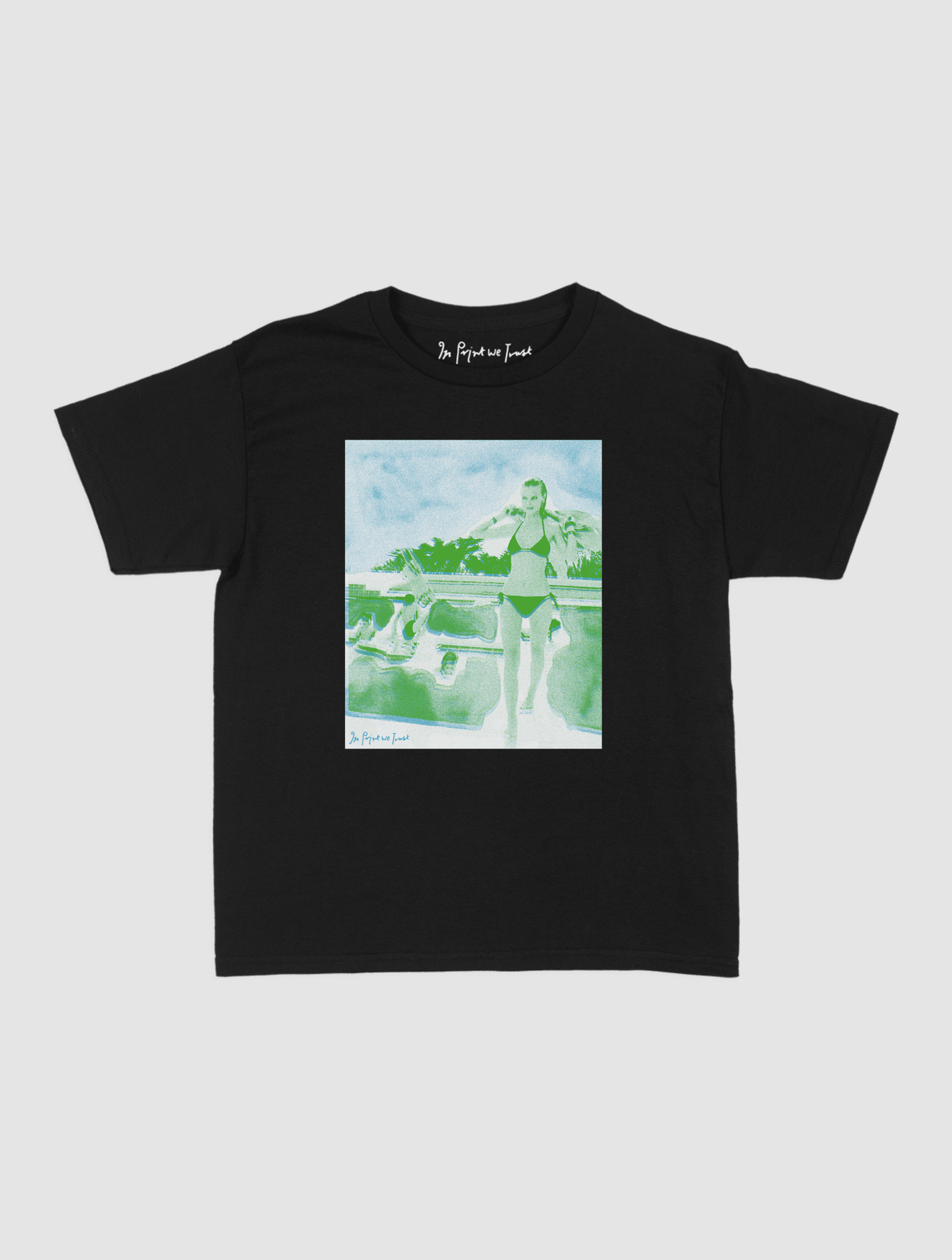 a dip in the pool baby tee - In Print We Trust