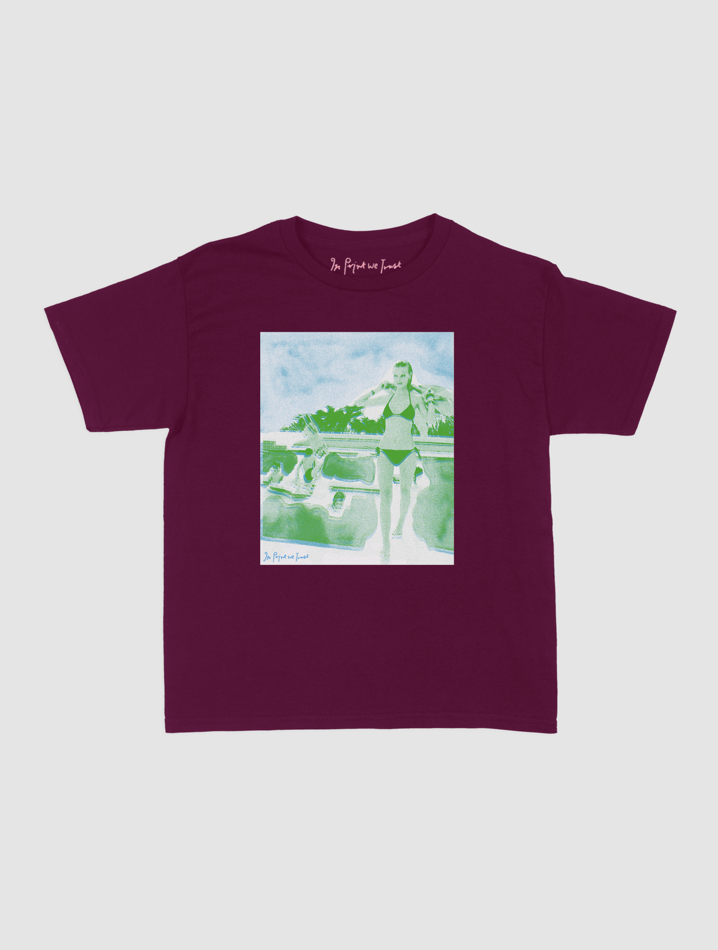 a dip in the pool baby tee - In Print We Trust