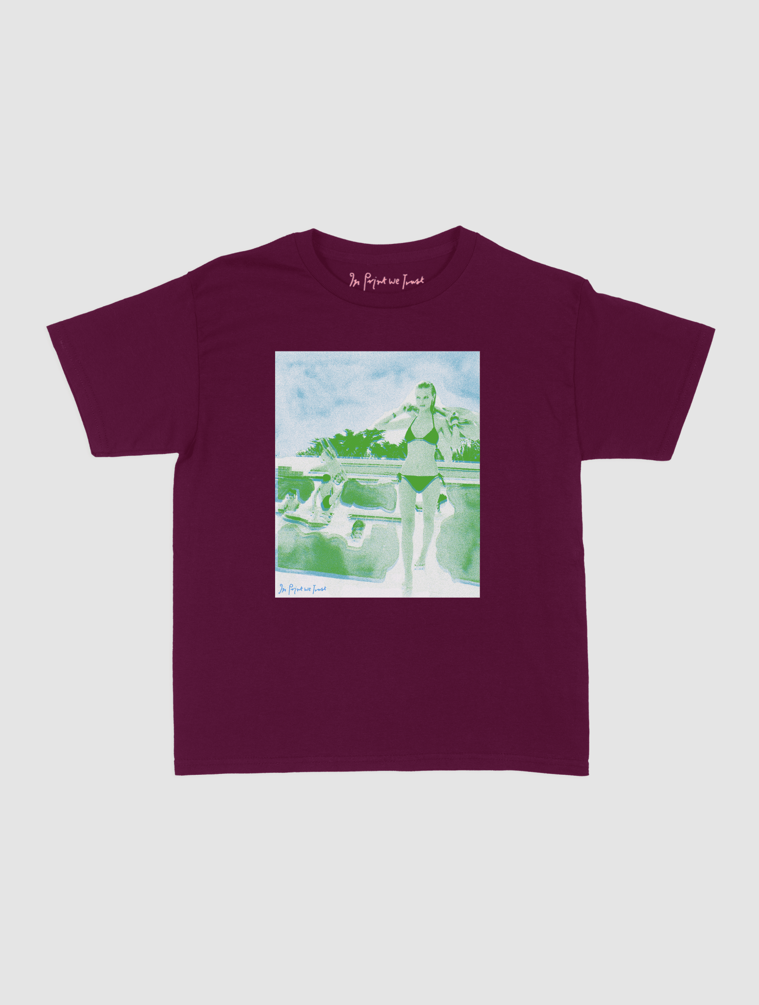 a dip in the pool baby tee - In Print We Trust