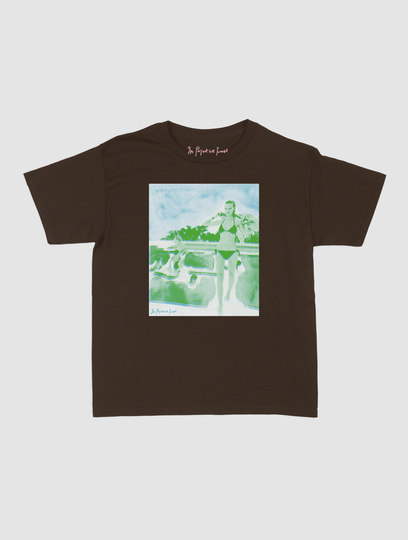 a dip in the pool baby tee - In Print We Trust