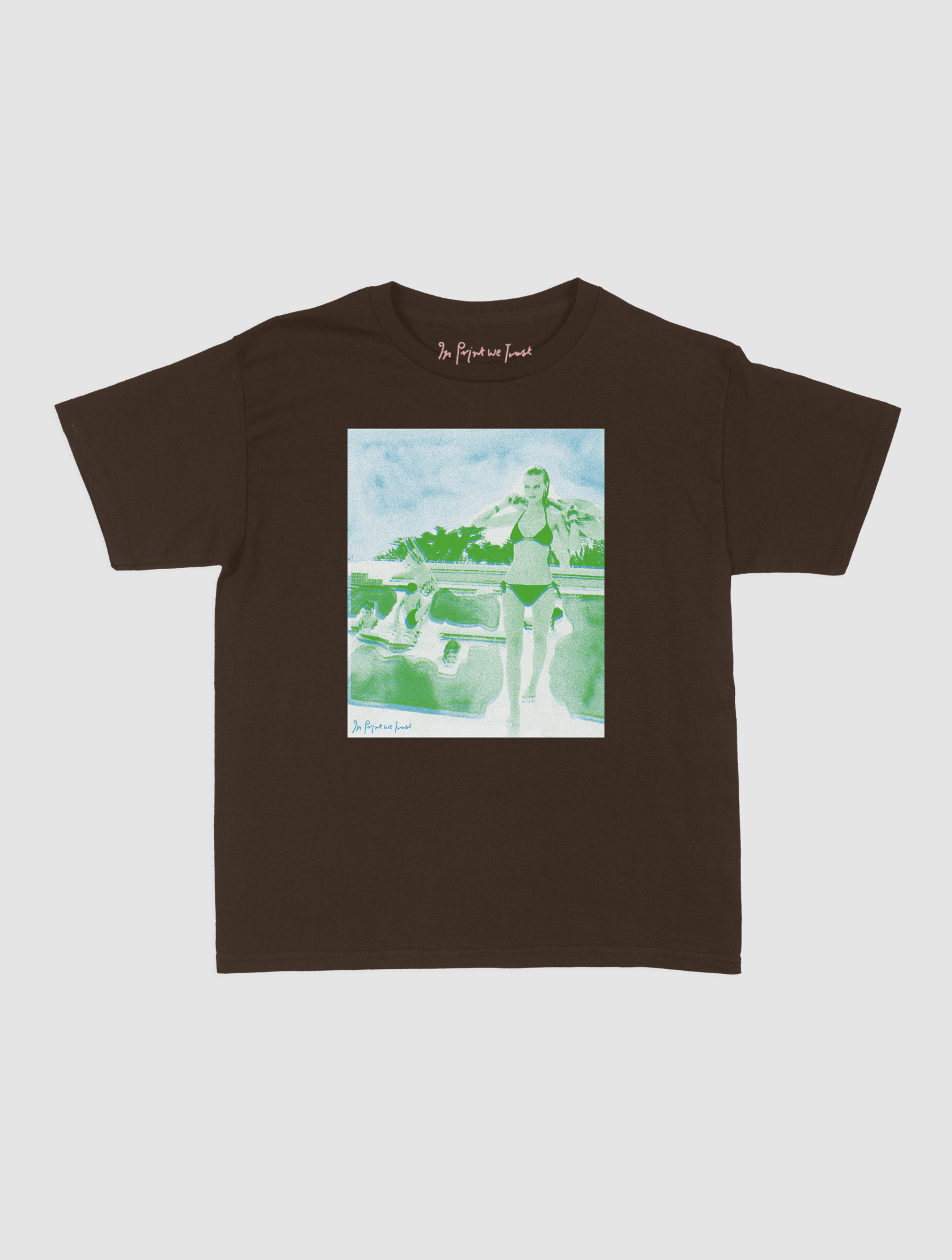 a dip in the pool baby tee - In Print We Trust