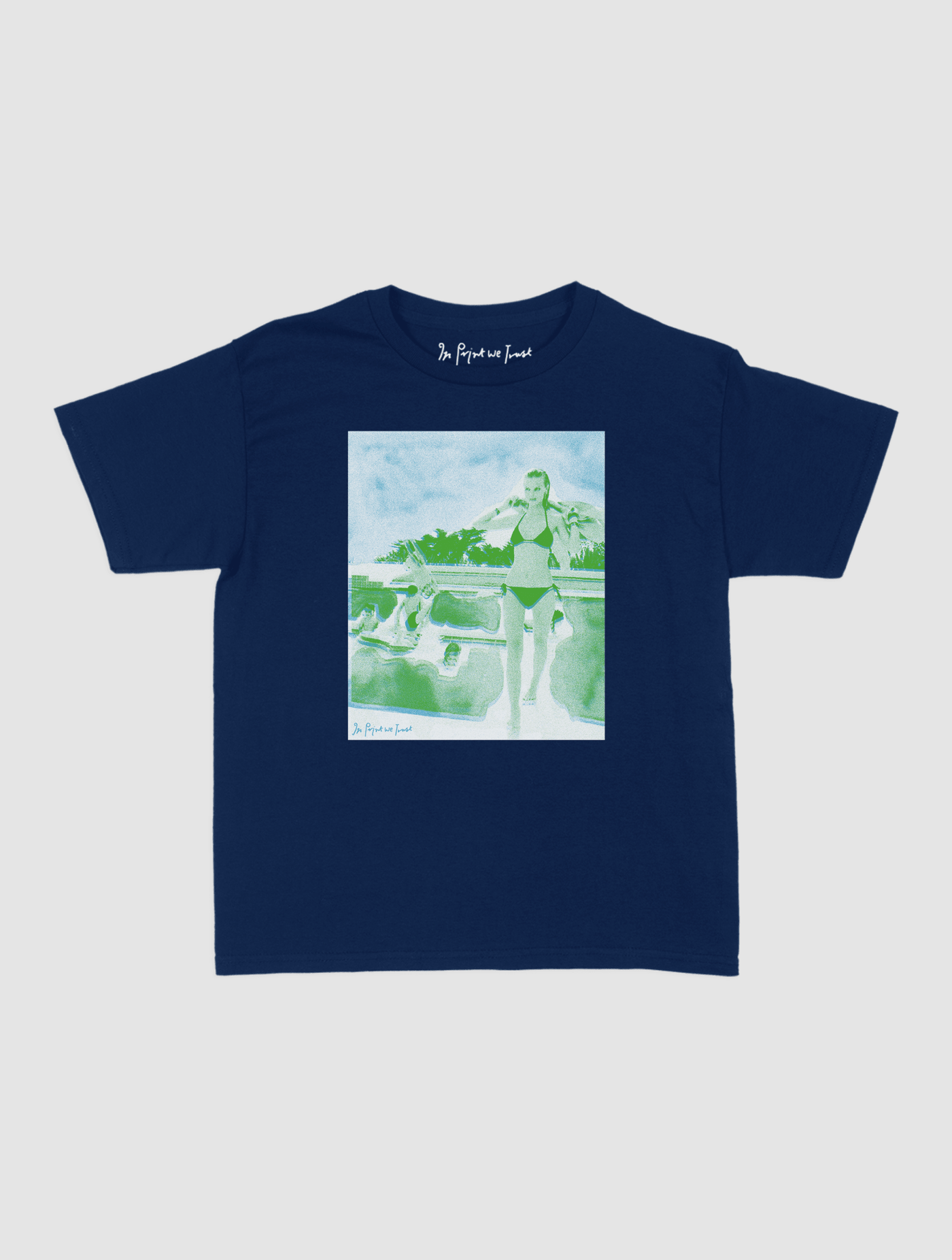 a dip in the pool baby tee - In Print We Trust