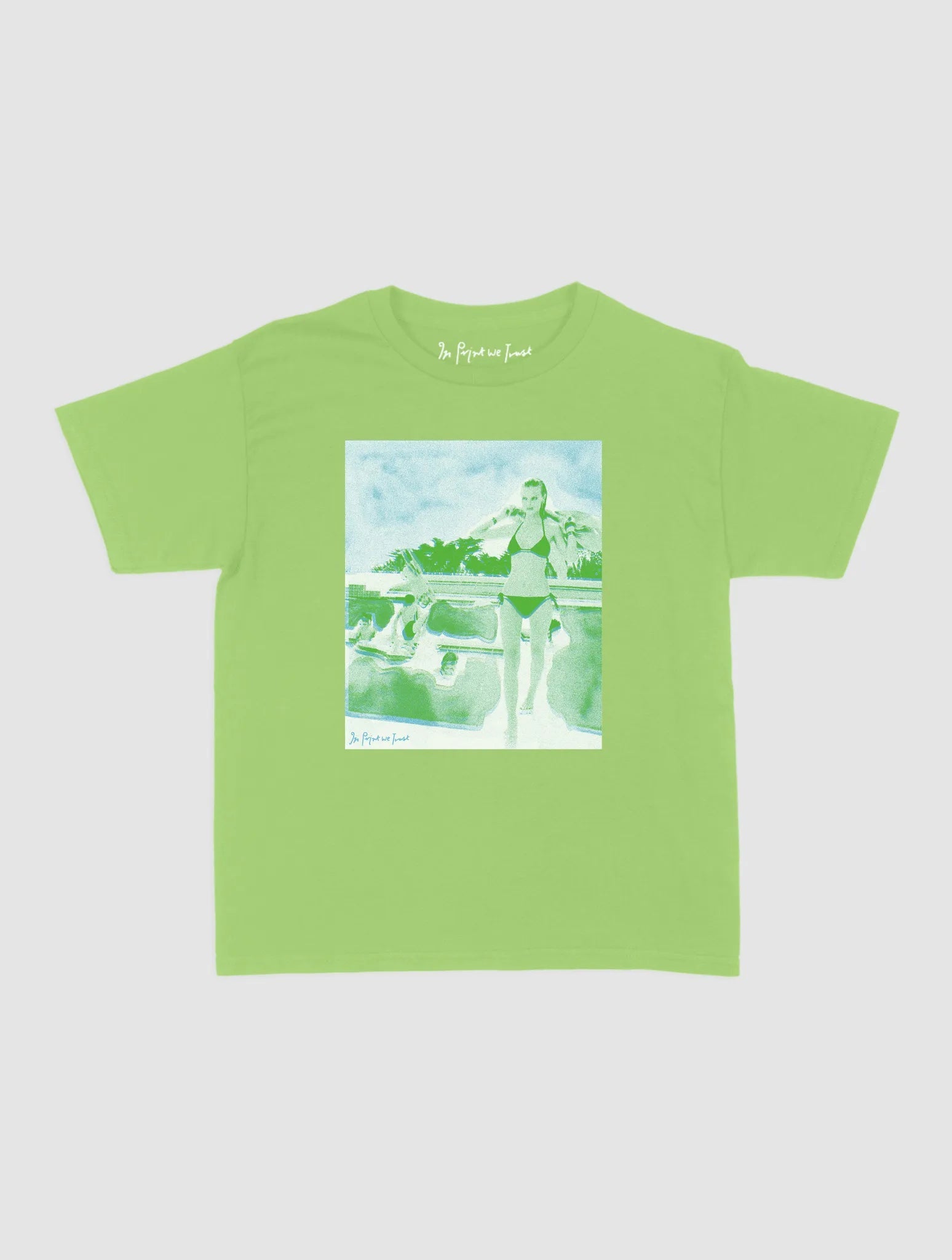 a dip in the pool baby tee - In Print We Trust