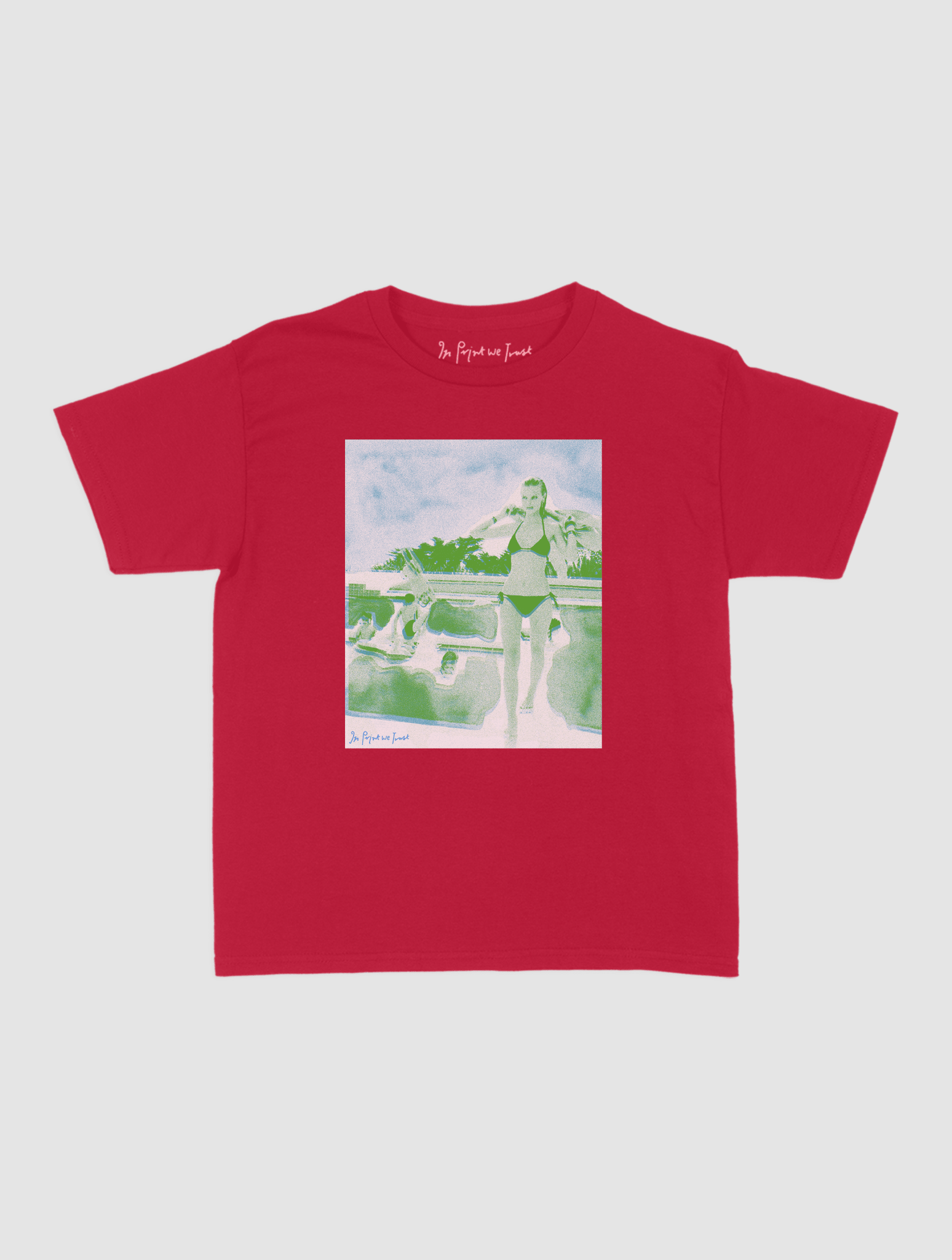 a dip in the pool baby tee - In Print We Trust